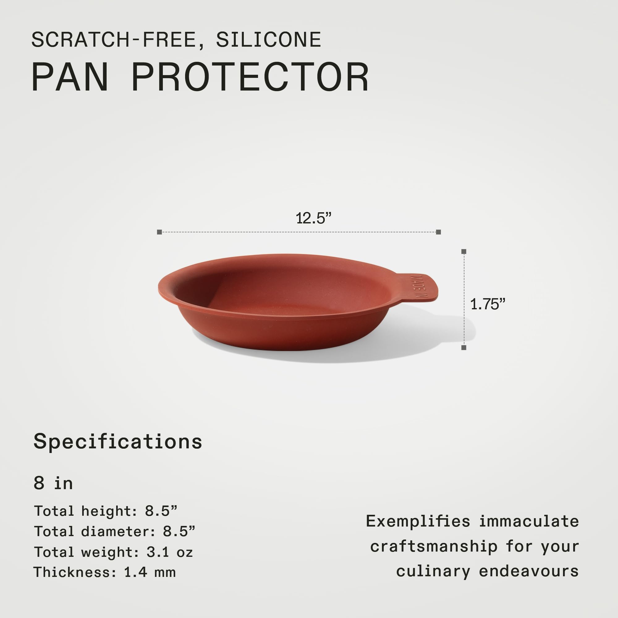made-in-8-procoat-non-stick-fry-pan-with-pan-protector-5-ply-stainless-clad-indu image 6