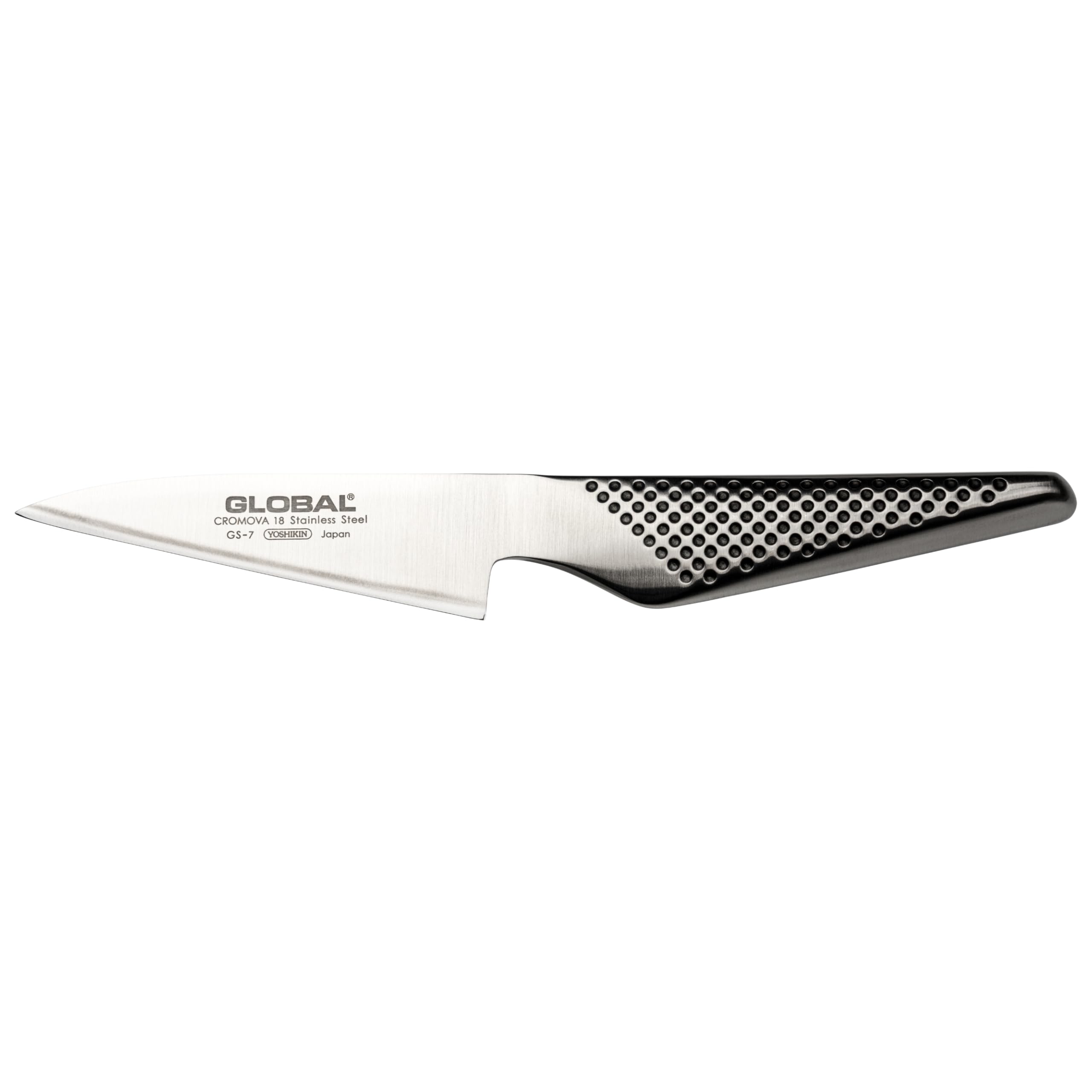 global-gs-7-4-inch-paring-spear-knife-one-piece-cromova-18-stainless-steel-strai image 1