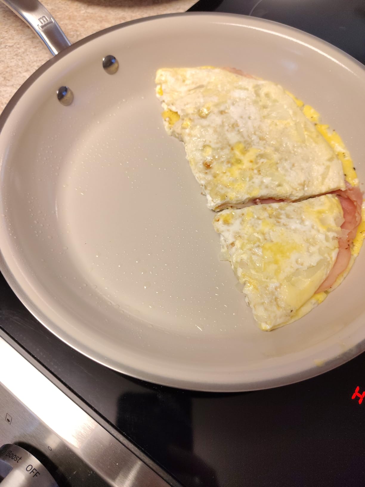 Induction works perfectly