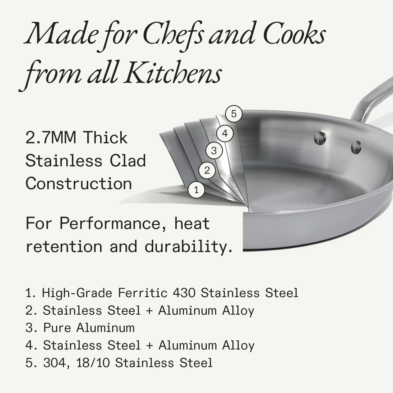 made-in-8-inch-stainless-clad-frying-pan-5-ply-professional-cookware-crafted-in- image 2