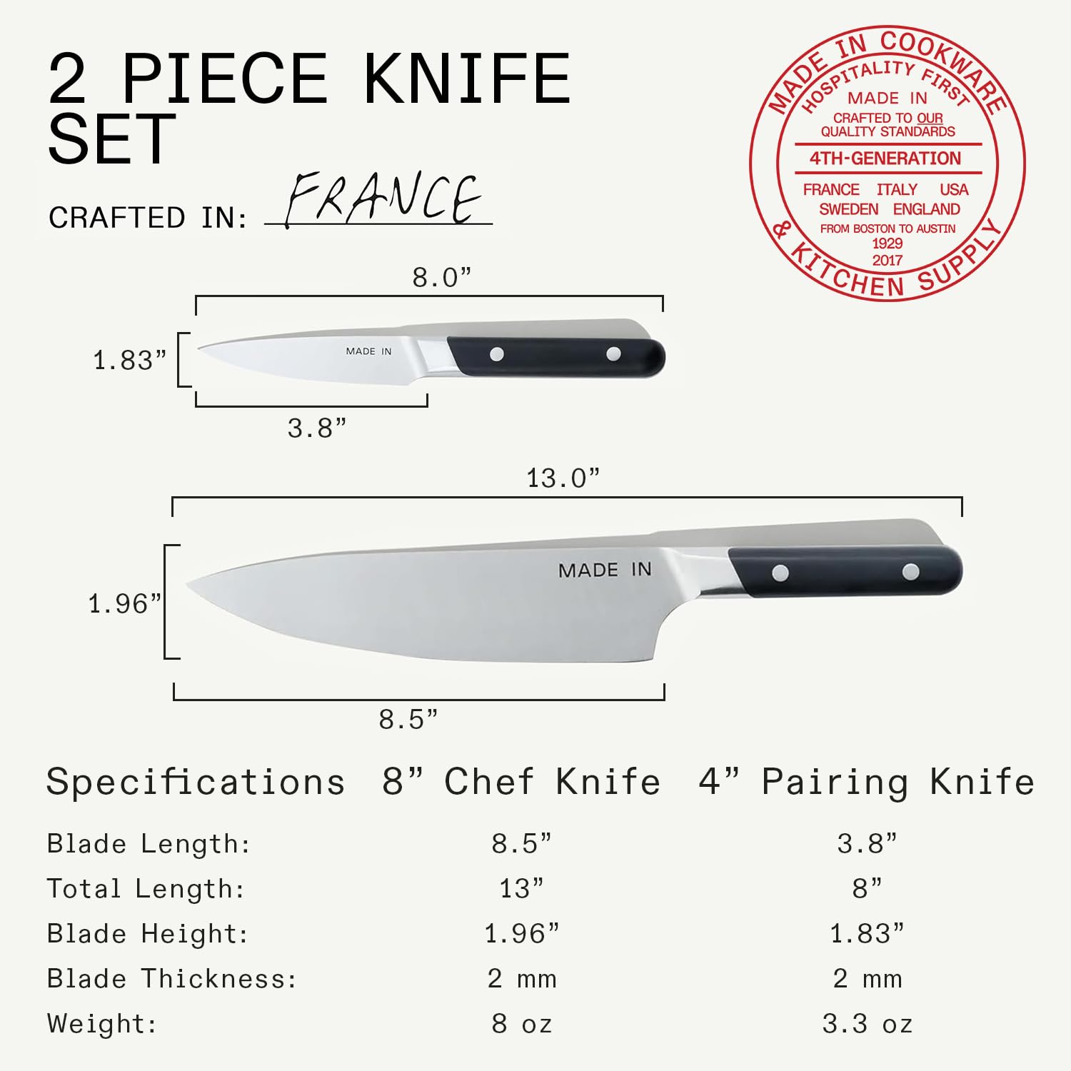 made-in-2-piece-french-knife-set-with-truffle-black-handles-8-chef-knife-and-4-p image 4
