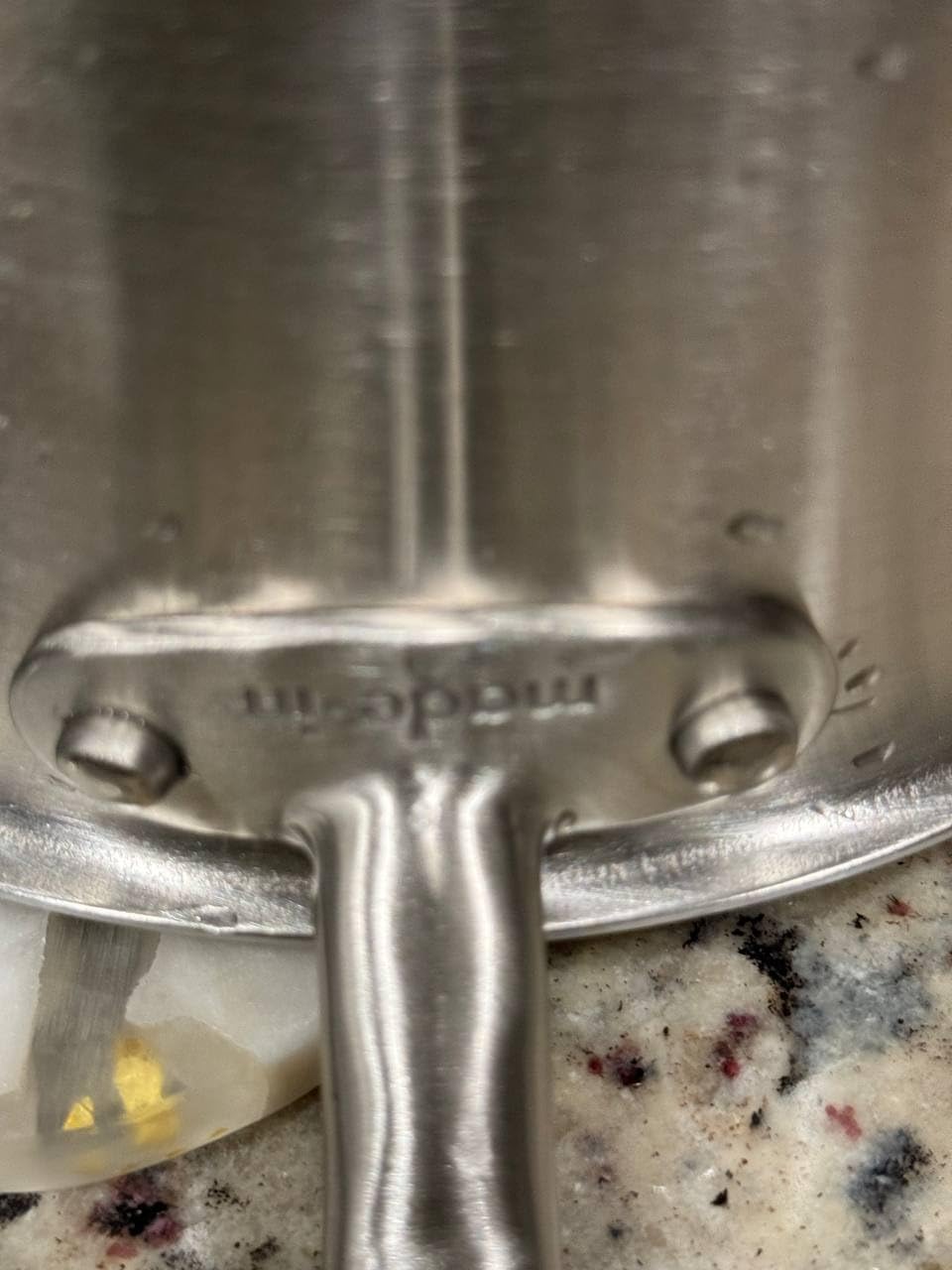 Solid, well-built saucepan