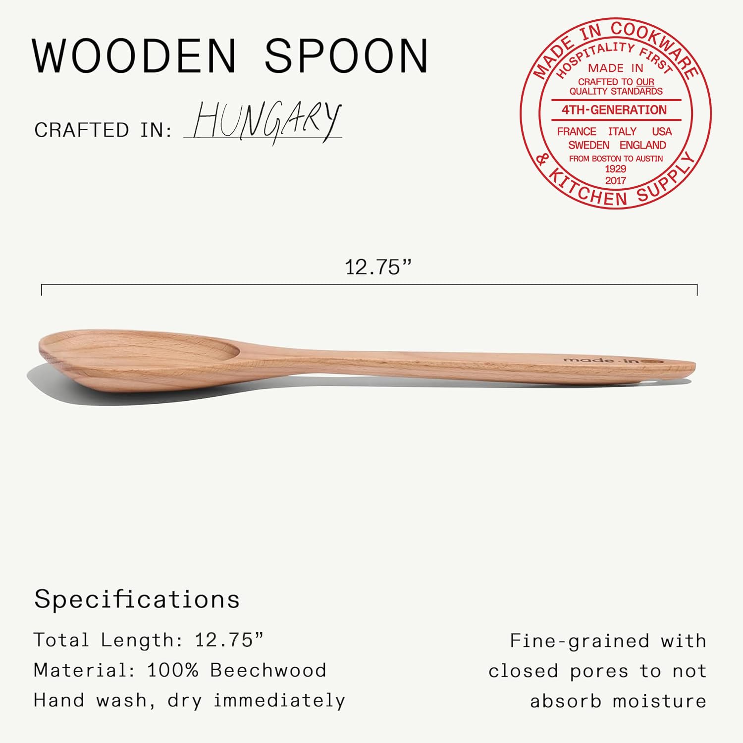 made-in-wooden-spoon-handcrafted-beechwood-stirring-spoon-12-75-non-stick-safe-c image 4