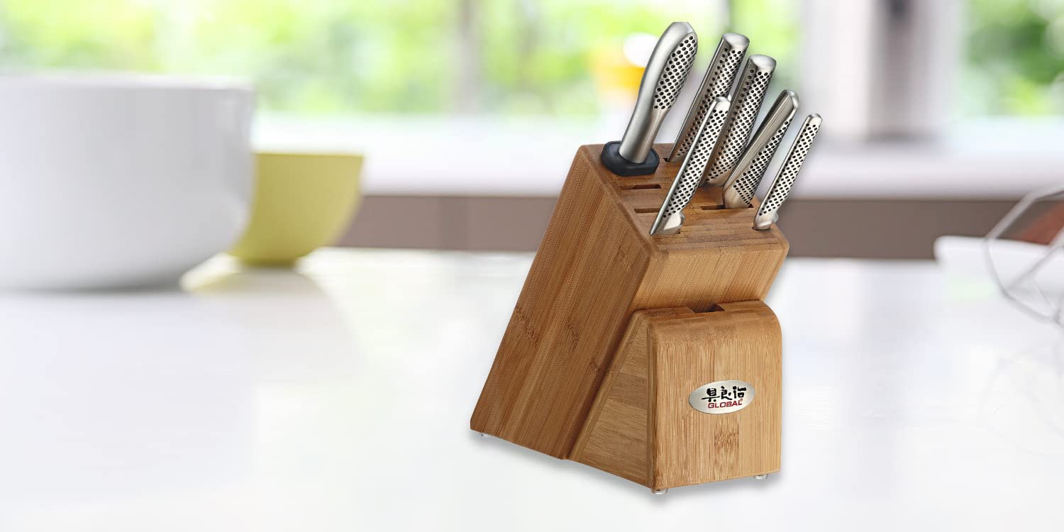 global-g-79589au-knife-block-set-forged-cromova-18-stainless-steel-kitchen-knife image 3