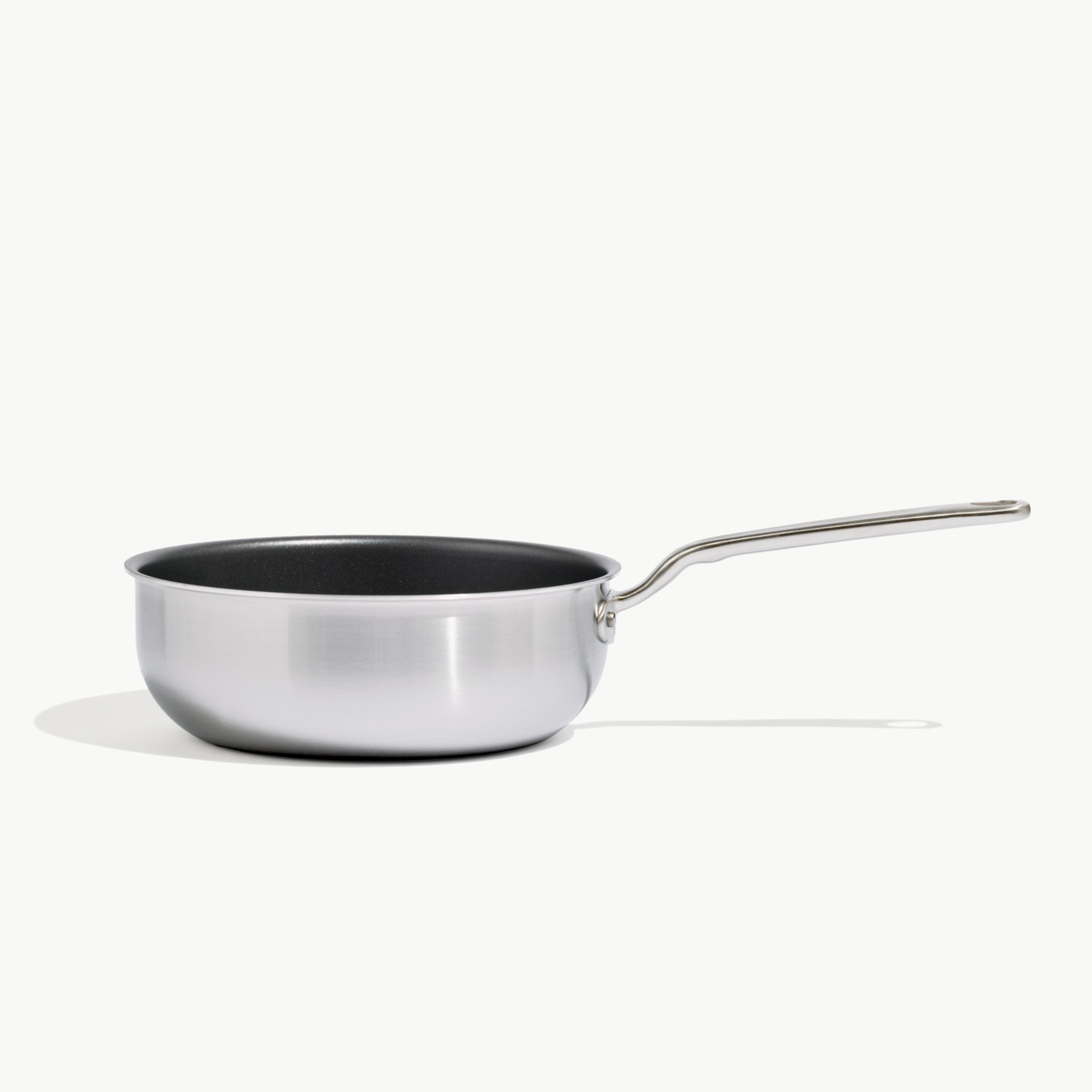 made-in-procoat-non-stick-saucier-rounded-cornerless-pan-over-award-winning-stai image 3