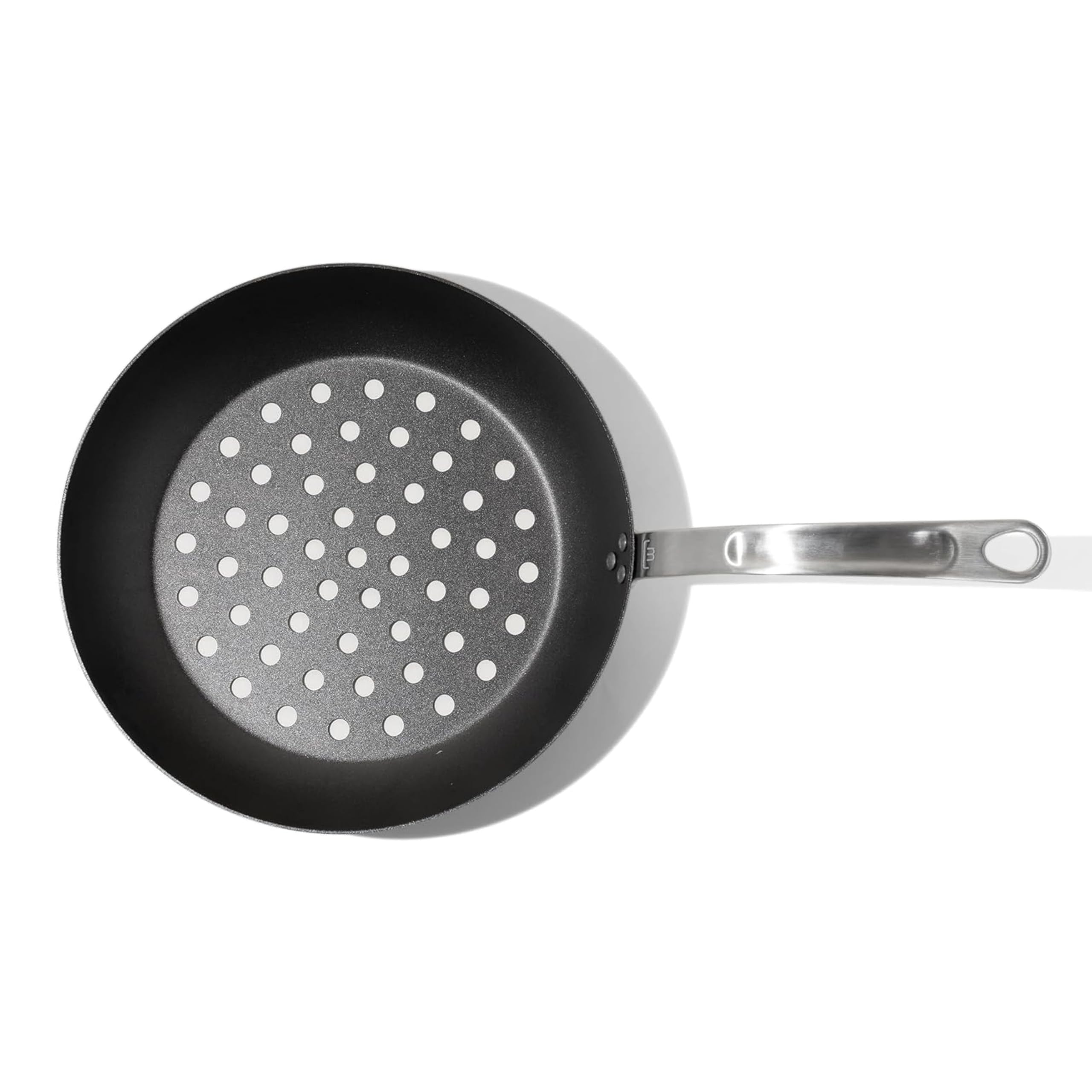 made-in-12-seasoned-carbon-steel-grill-frying-pan-pre-seasoned-high-heat-searing image 1