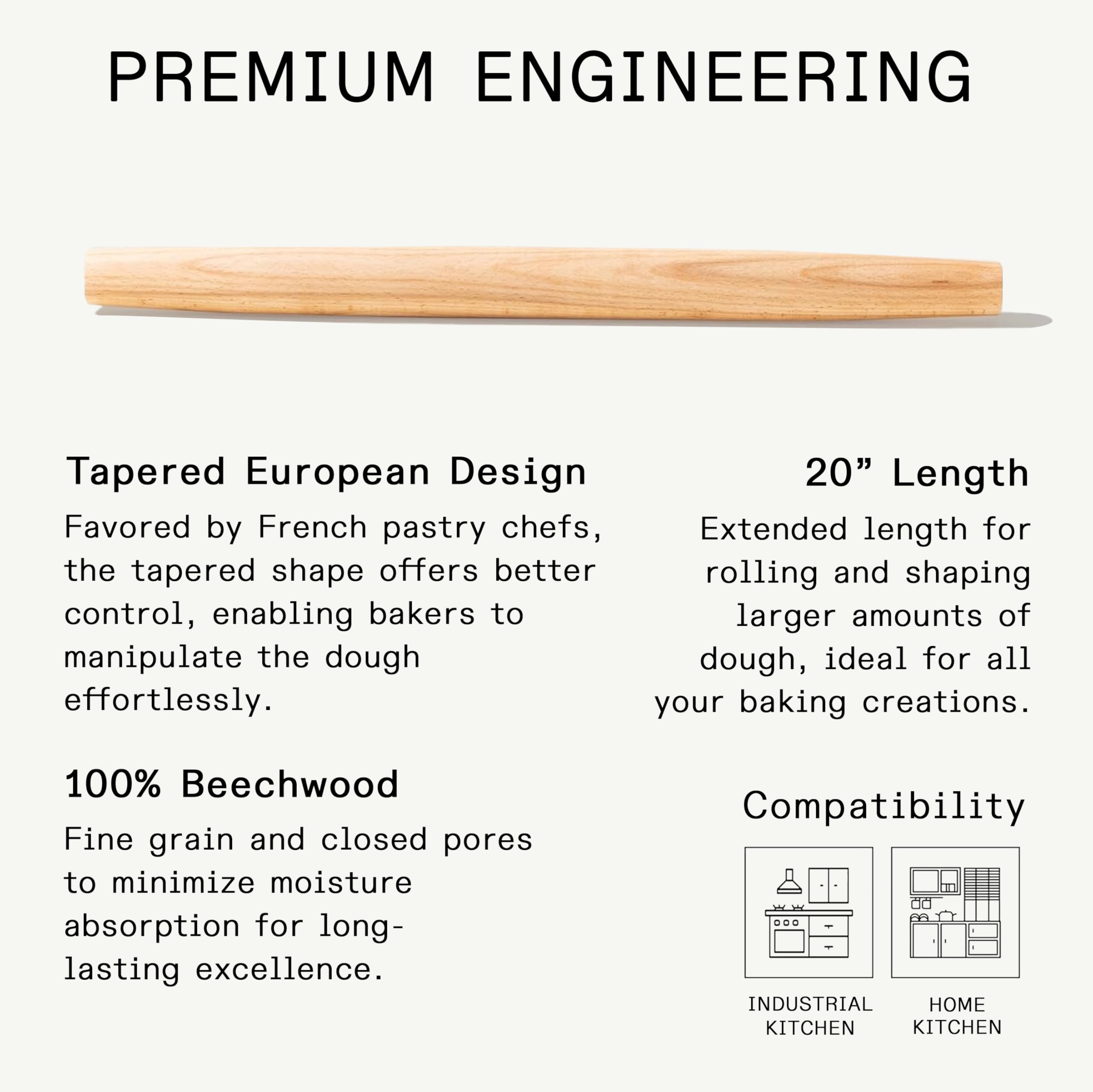 made-in-solid-beechwood-french-tapered-rolling-pin-20-crafted-in-hungary image 3