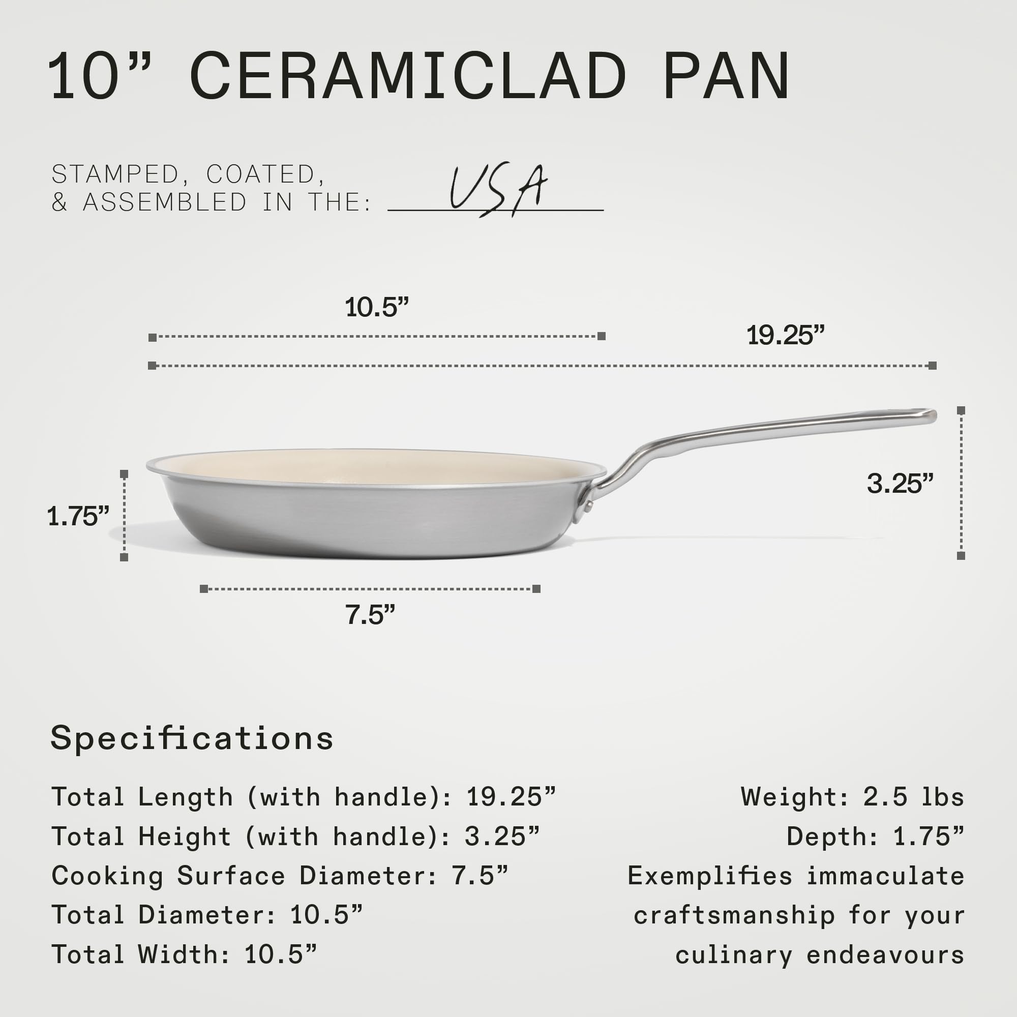 made-in-ceramiclad-10-inch-ceramic-nonstick-frying-pan-5-ply-stainless-clad-stay image 3