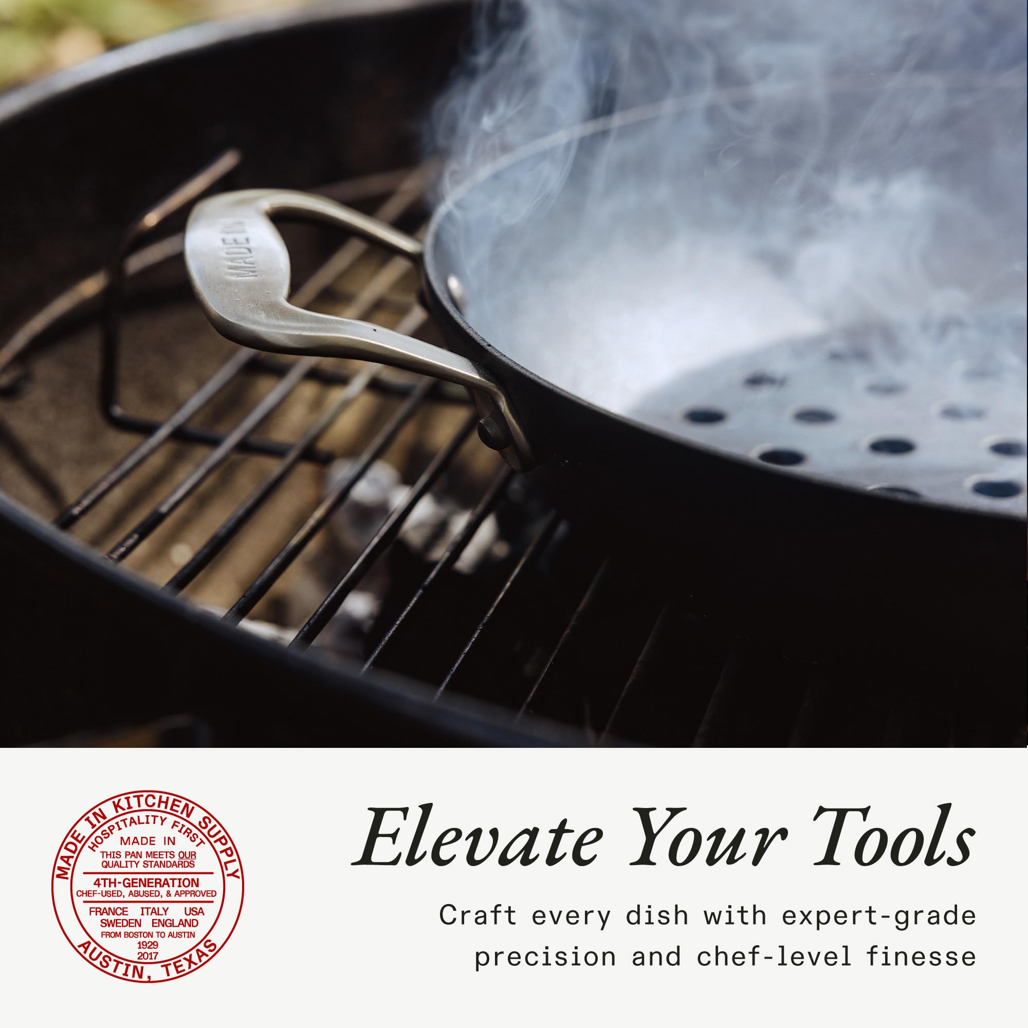 made-in-12-seasoned-carbon-steel-grill-basket-53-perforations-naturally-non-stic image 4