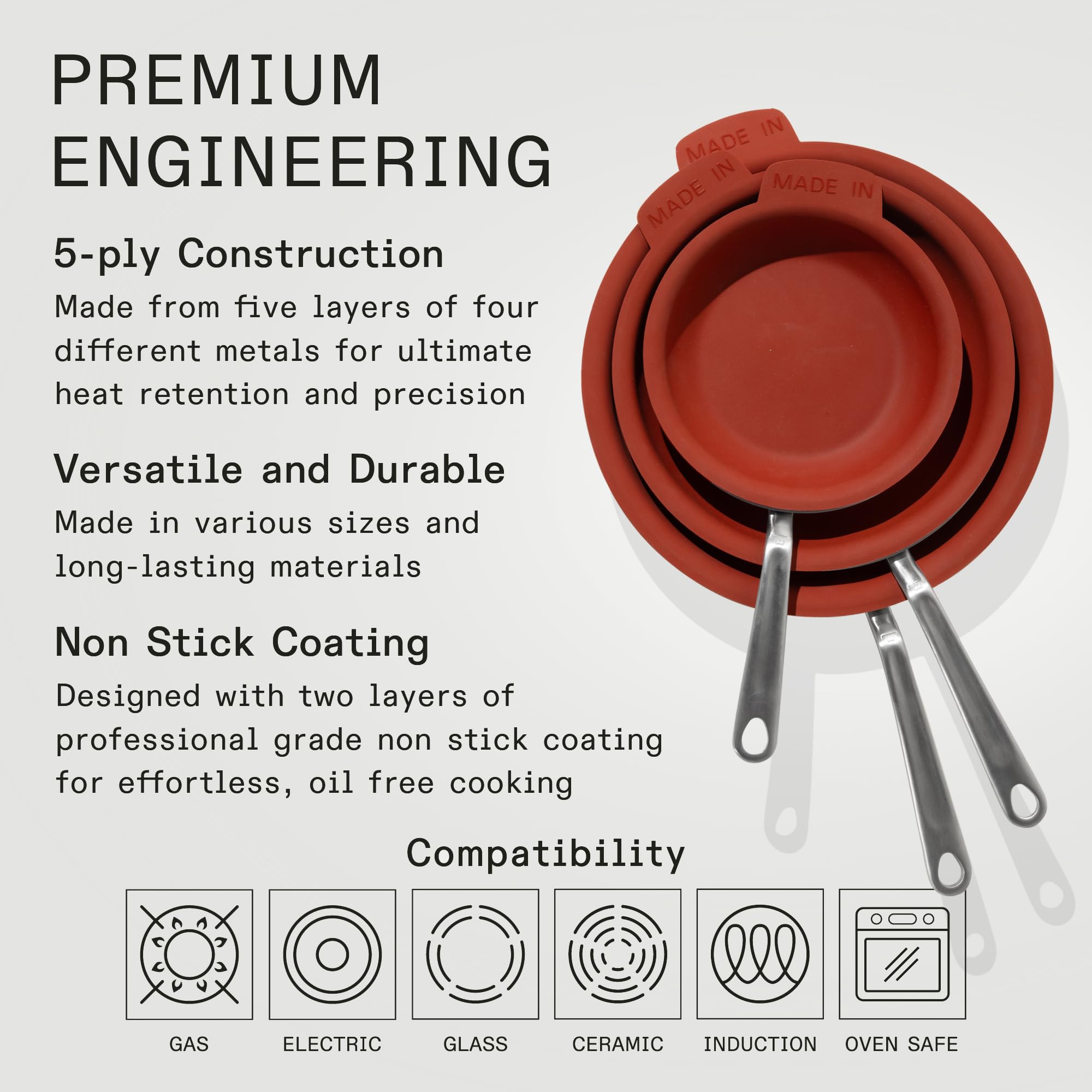 made-in-procoat-3-piece-non-stick-fry-pan-set-8-10-12-with-3-piece-silicone-pan- image 3