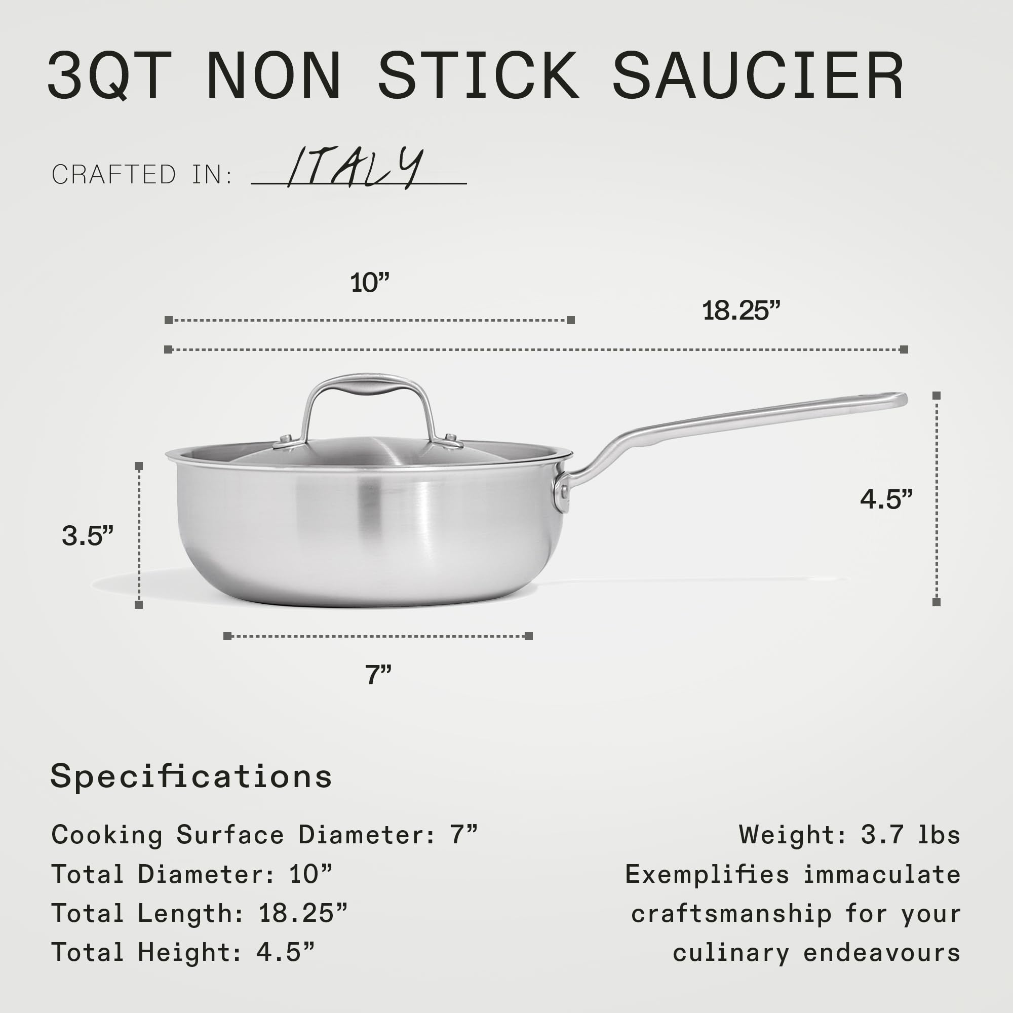 made-in-3-qt-procoat-non-stick-saucier-with-lid-5-ply-stainless-clad-induction-c image 3