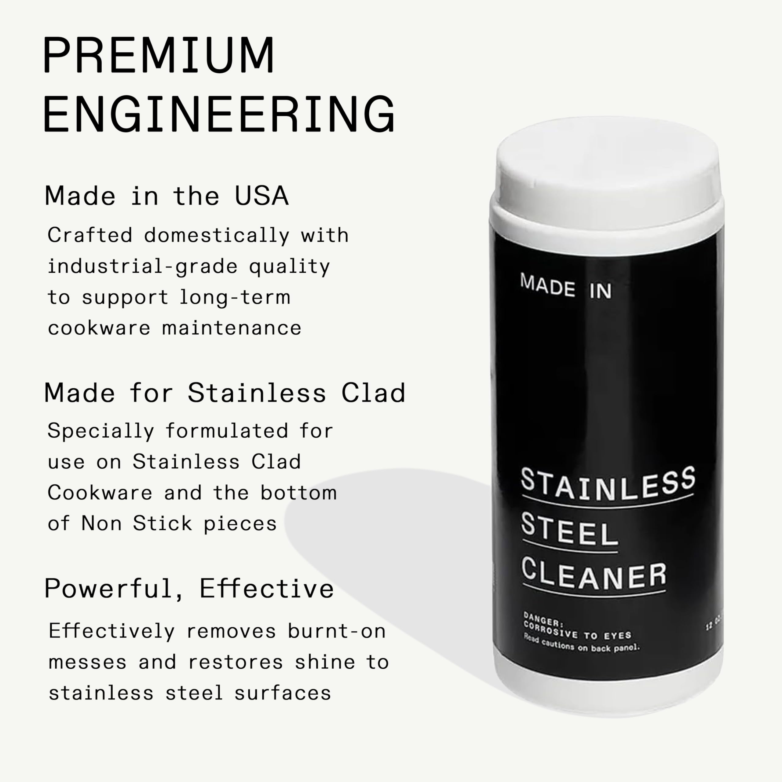 made-in-stainless-steel-cleaner-12oz-powder-usa-made-polishing-cleaner-for-stain image 2