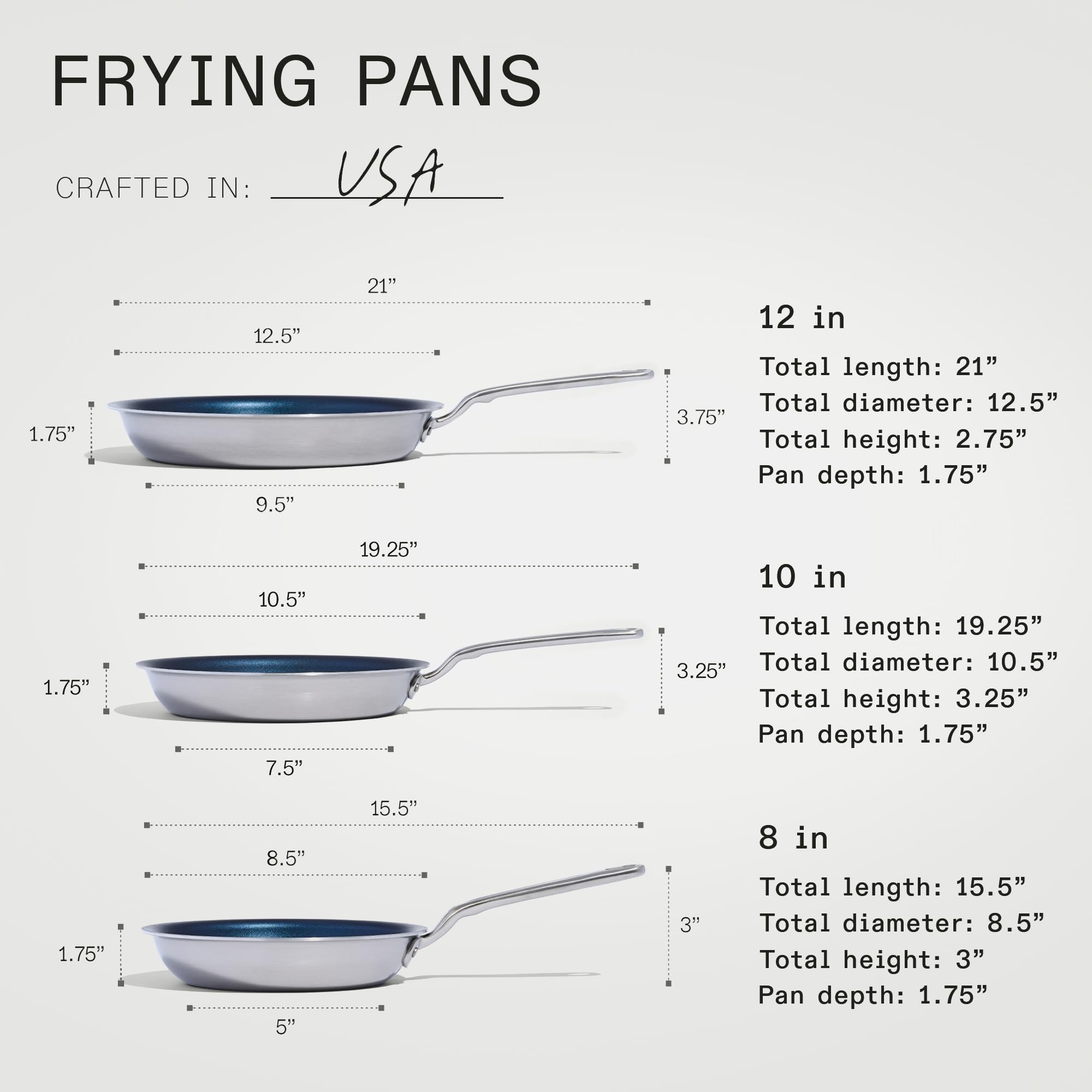 made-in-procoat-3-piece-non-stick-fry-pan-set-8-10-12-with-3-piece-silicone-pan- image 5