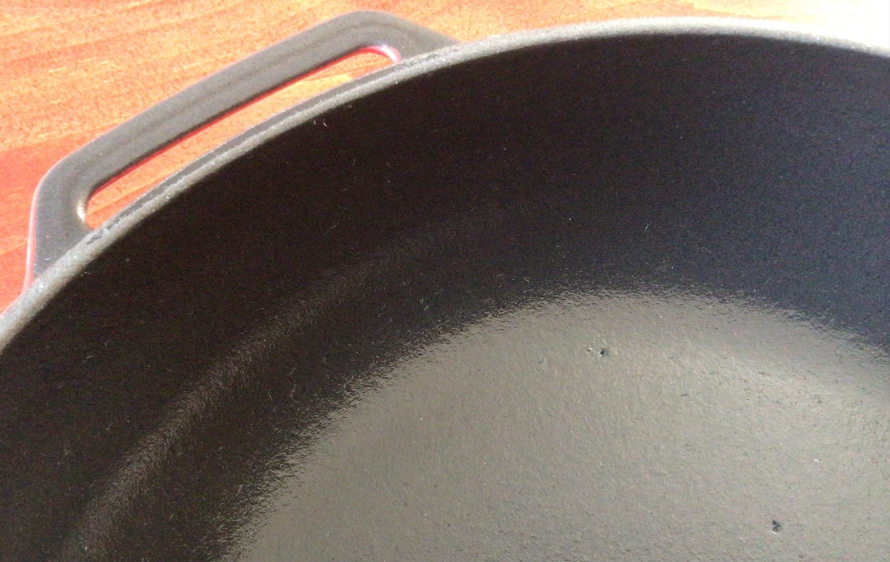 First enameled skillet and I get the hype