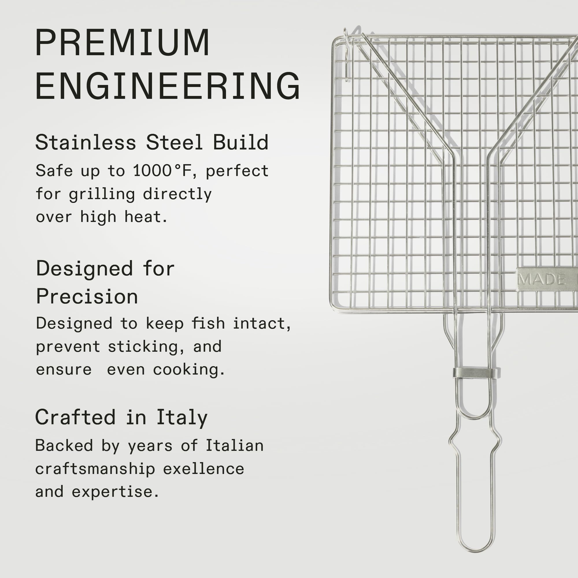made-in-fish-basket-premium-stainless-steel-grill-basket-high-heat-safe-to-1000- image 3