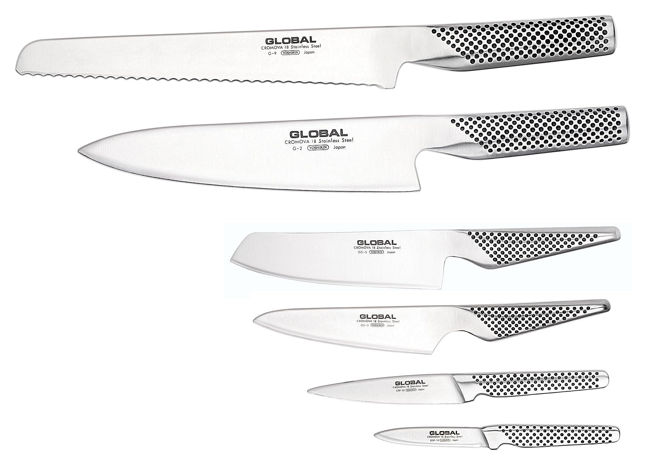 global-7-piece-hiro-knife-block-set-stainless-steel-cutlery-set-with-block image 2