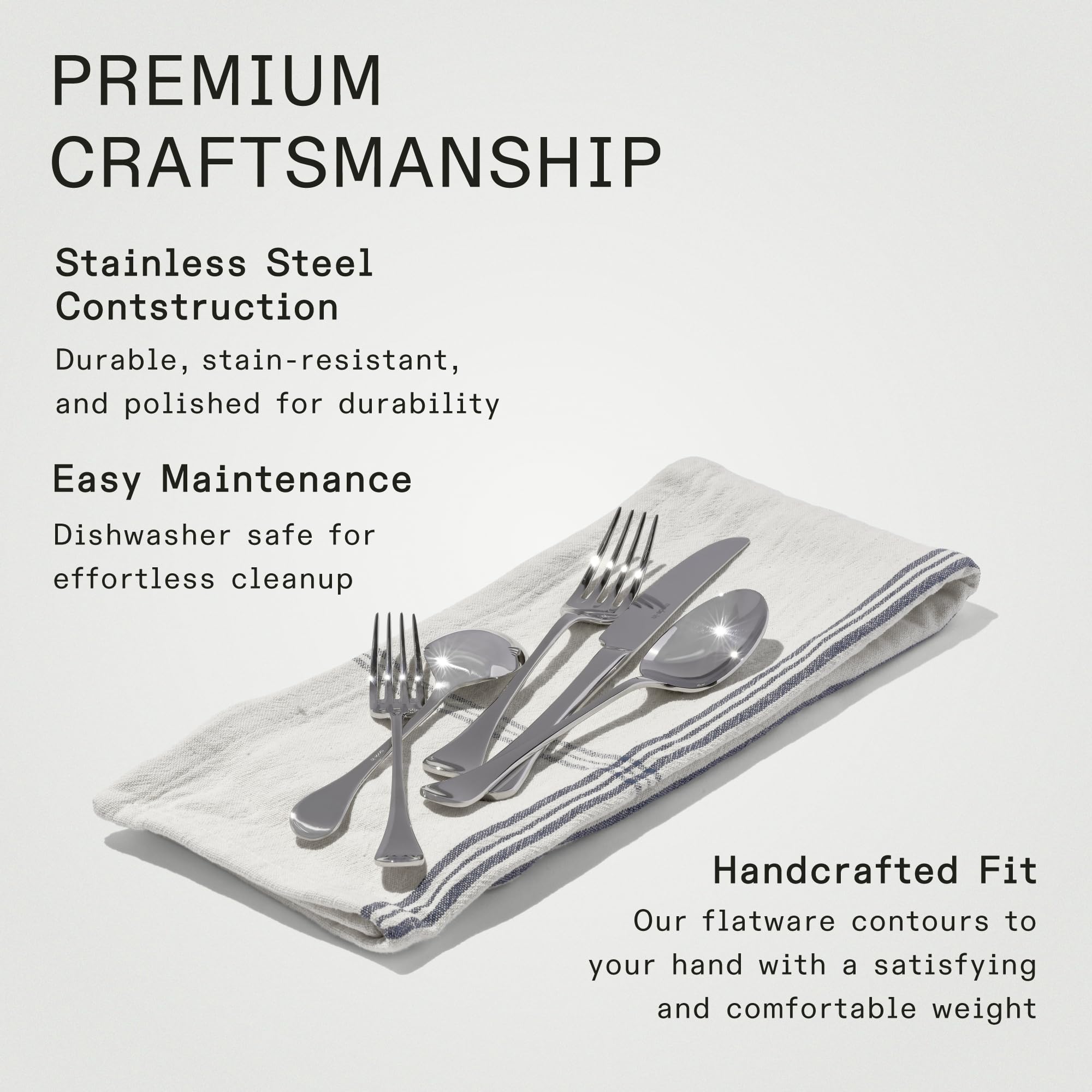 made-in-cookware-20-piece-flatware-set-4-place-settings-18-10-stainless-steel-cr image 3