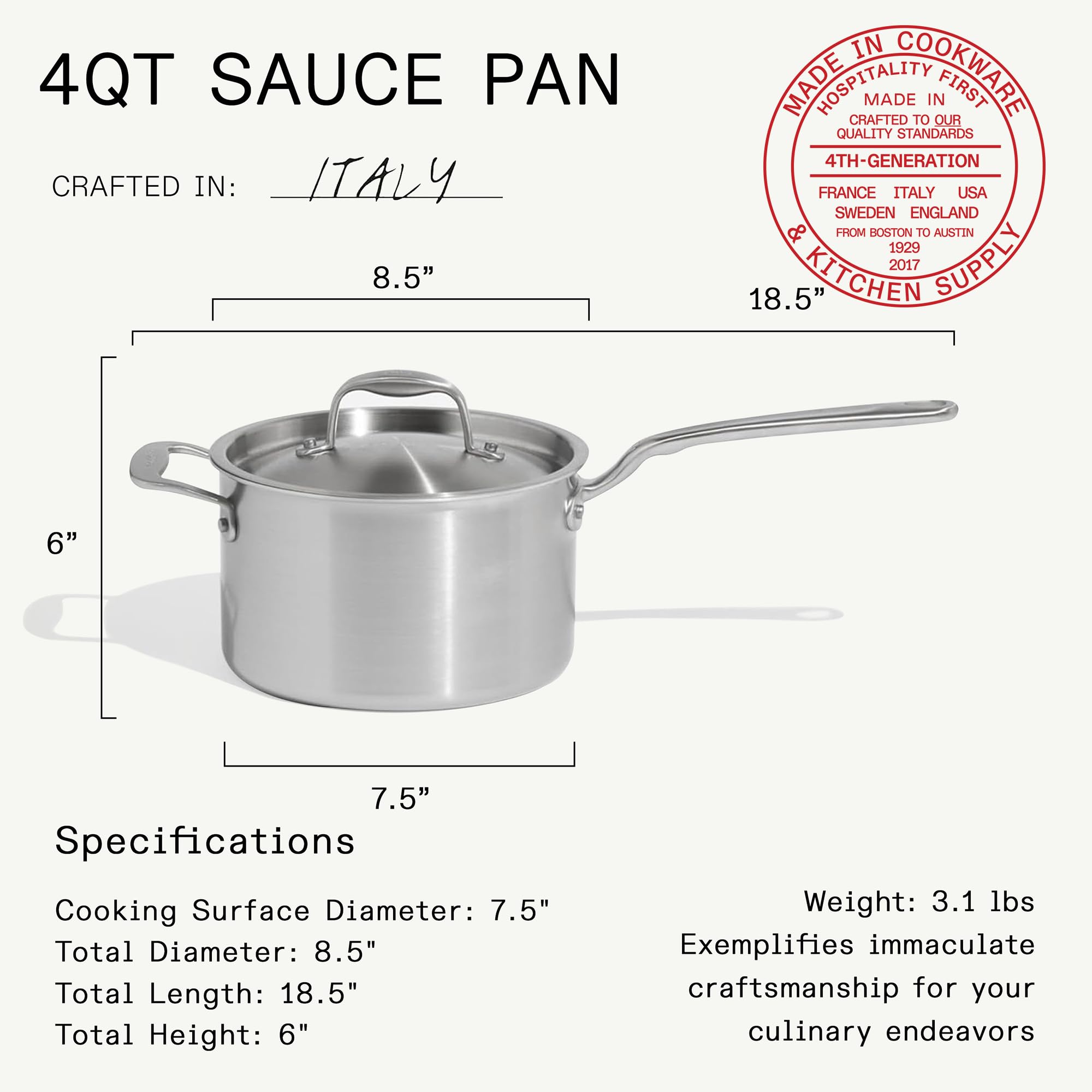 made-in-4-qt-ceramiclad-non-stick-saucepan-with-lid-5-ply-stainless-clad-pfas-fr image 3