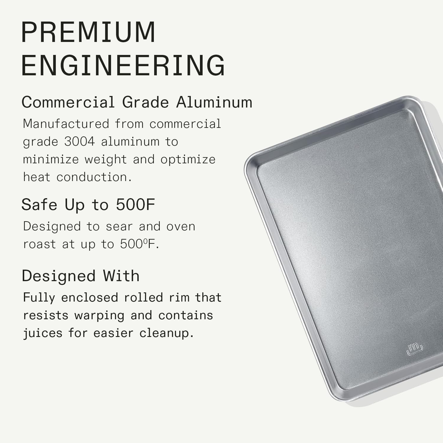 made-in-commercial-grade-aluminum-sheet-pan-13-x-17-75-half-size-professional-ba image 3