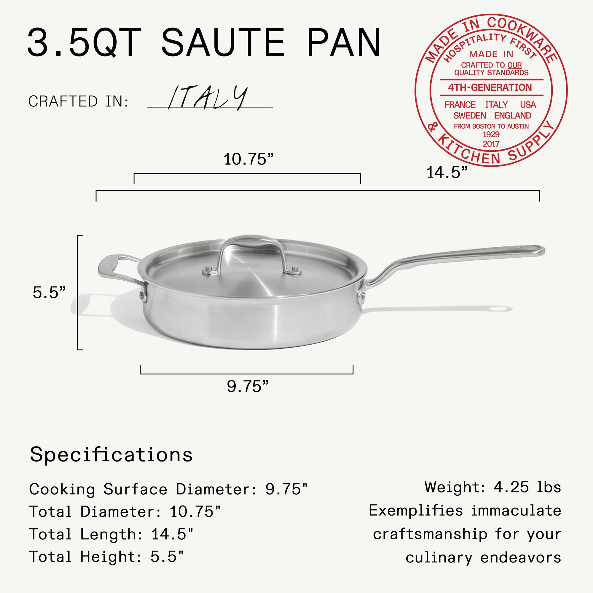 made-in-7-piece-ceramiclad-non-stick-pot-and-pan-set-5-ply-stainless-clad-stainl image 3