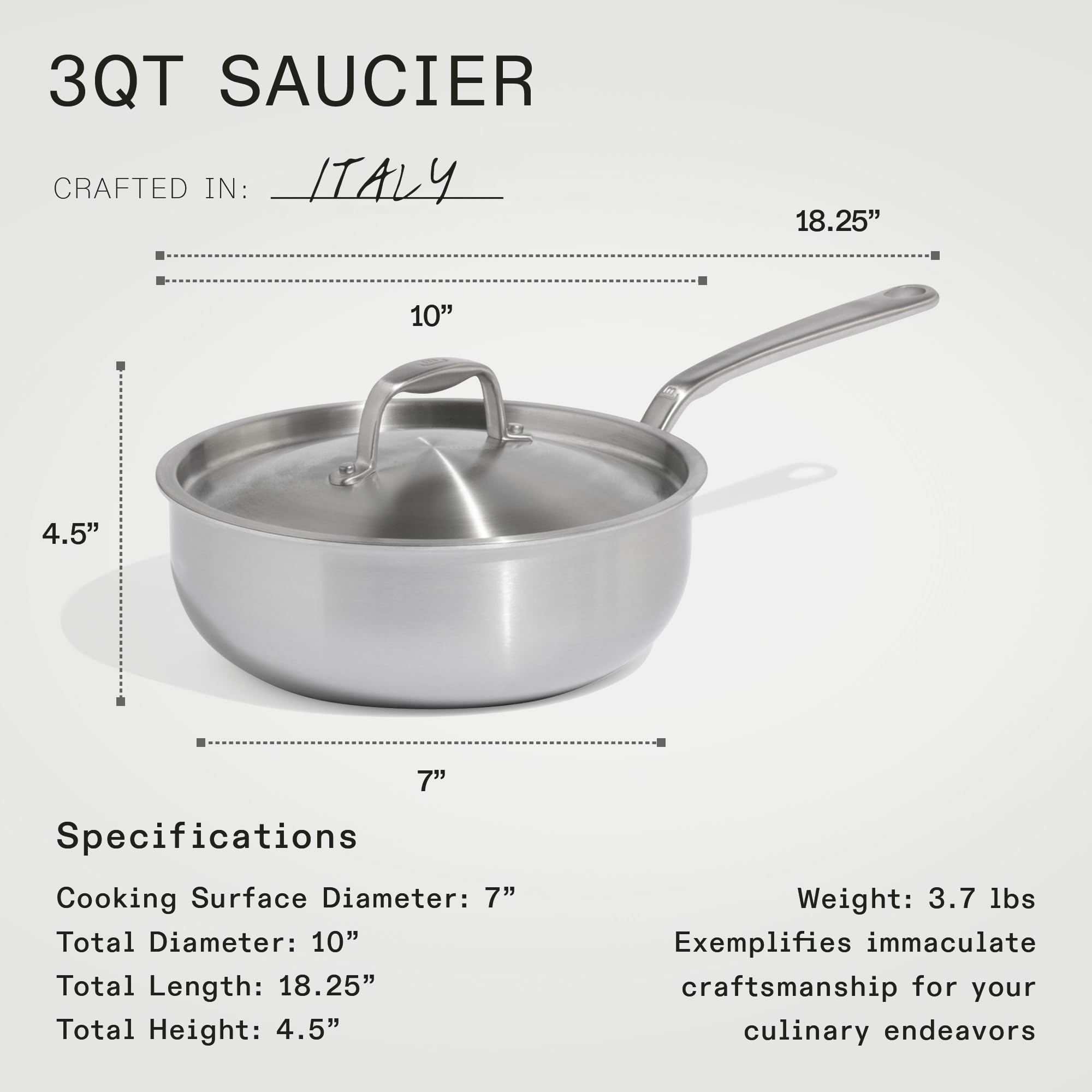 made-in-6-piece-procoat-nonstick-saucepan-set-with-lids-5-ply-stainless-clad-inc image 6