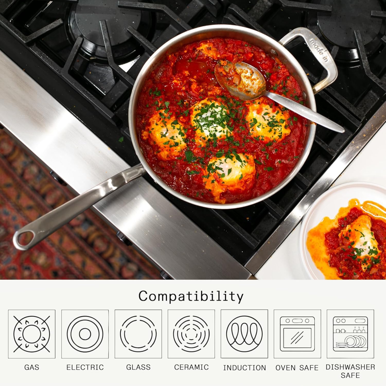 made-in-3-5-quart-stainless-clad-saut-pan-5-ply-induction-compatible-crafted-in- image 4