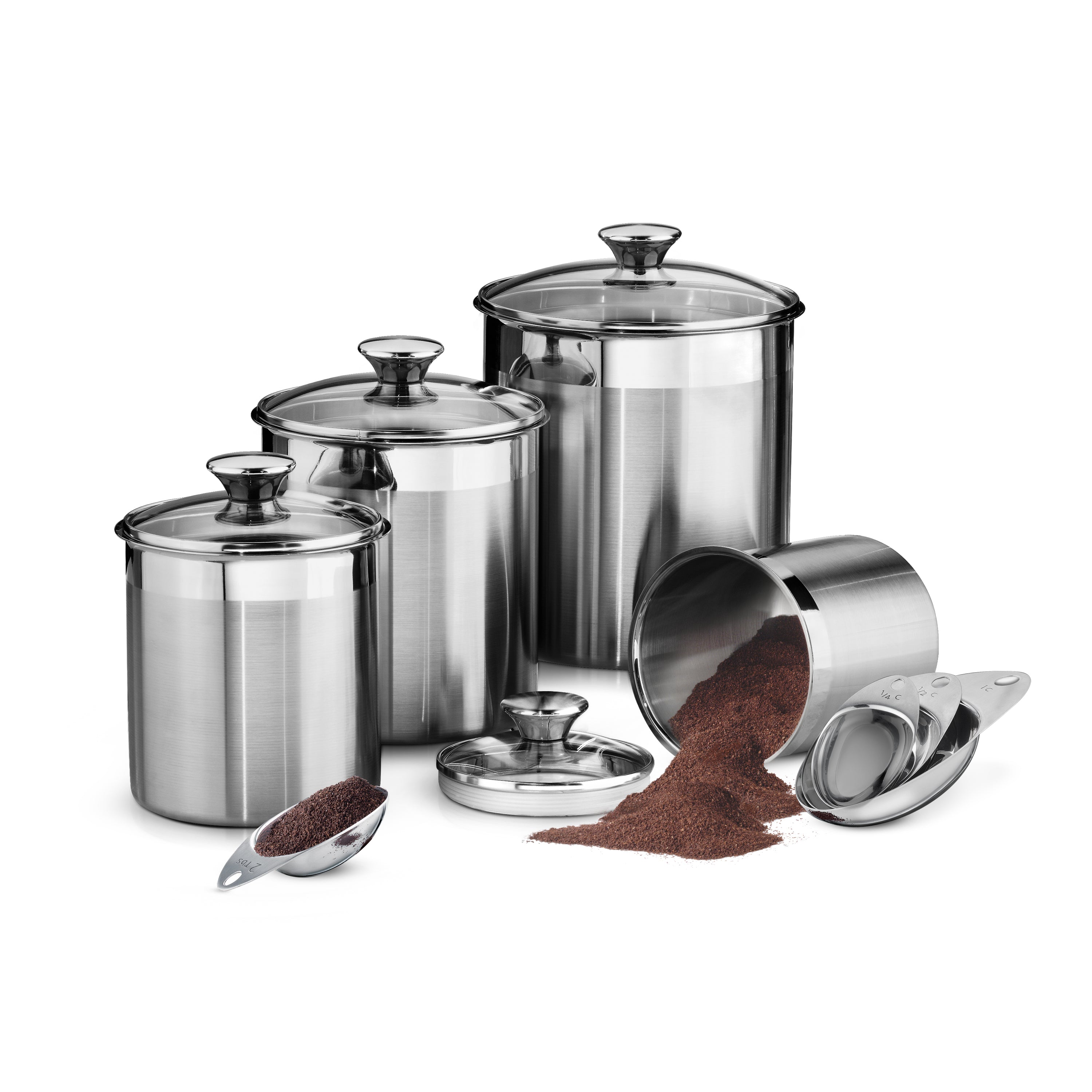 tramontina-gourmet-8-piece-stainless-steel-covered-canister-and-scoop-set-18-10- image 3