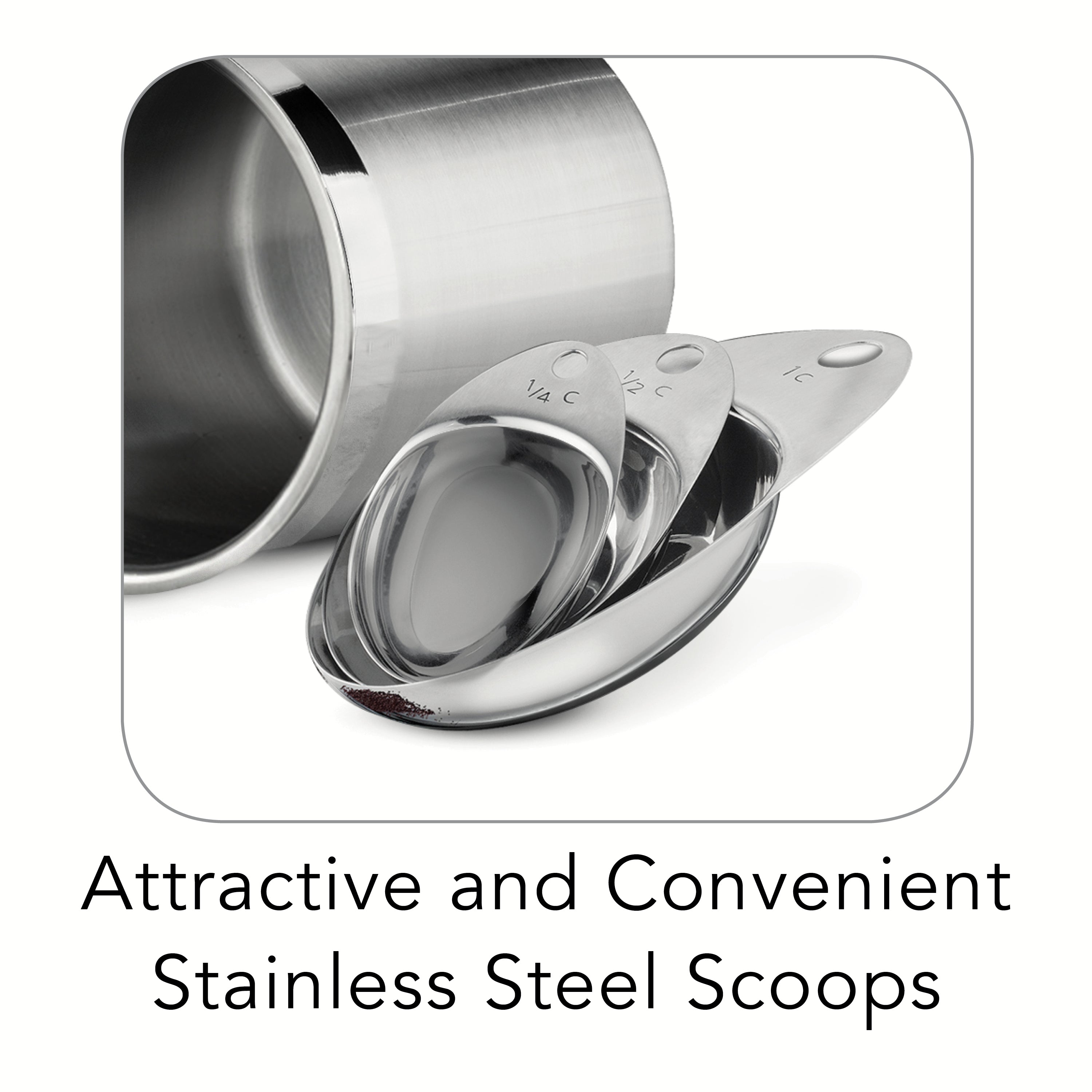 tramontina-gourmet-8-piece-stainless-steel-covered-canister-and-scoop-set-18-10- image 2
