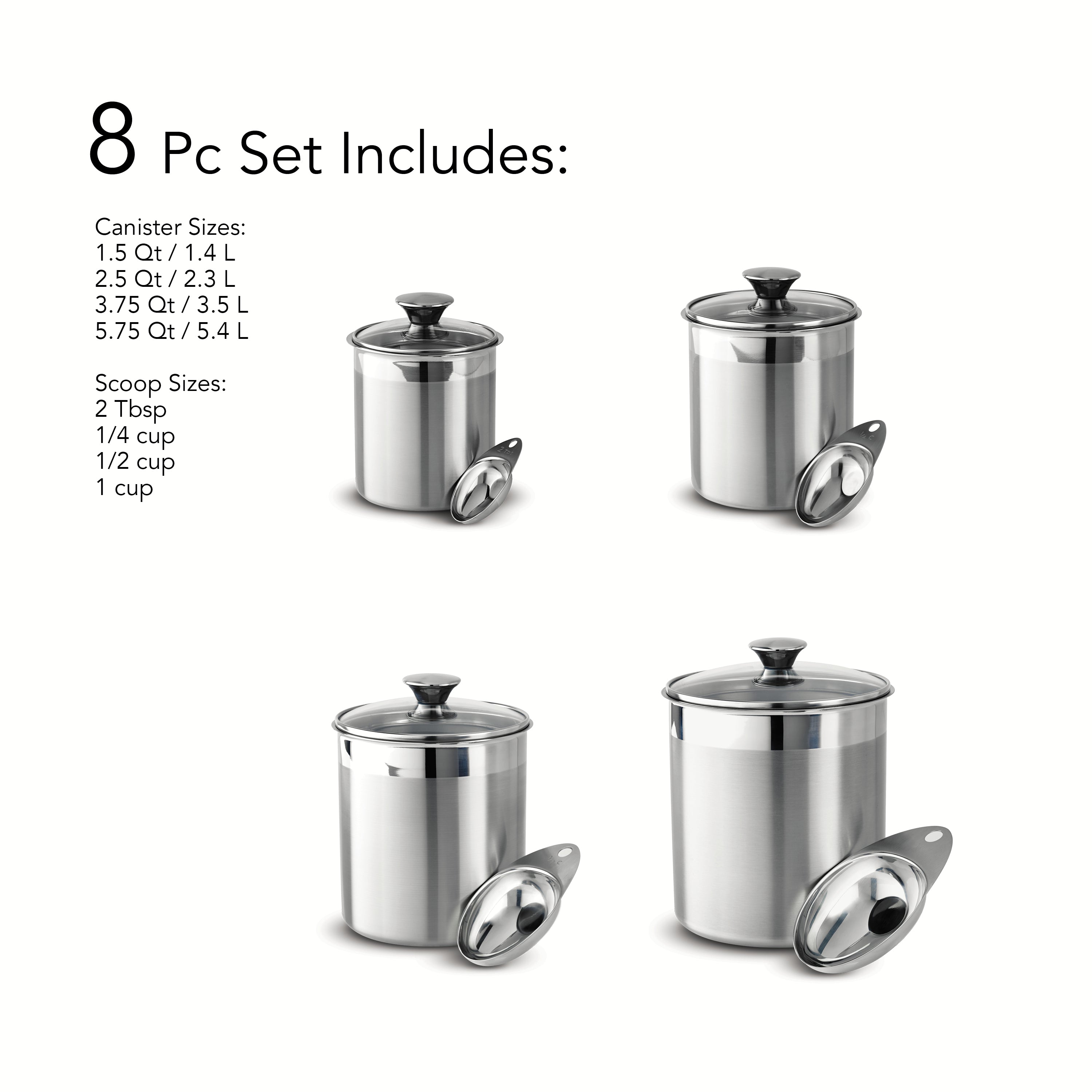 tramontina-gourmet-8-piece-stainless-steel-covered-canister-and-scoop-set-18-10- image 4