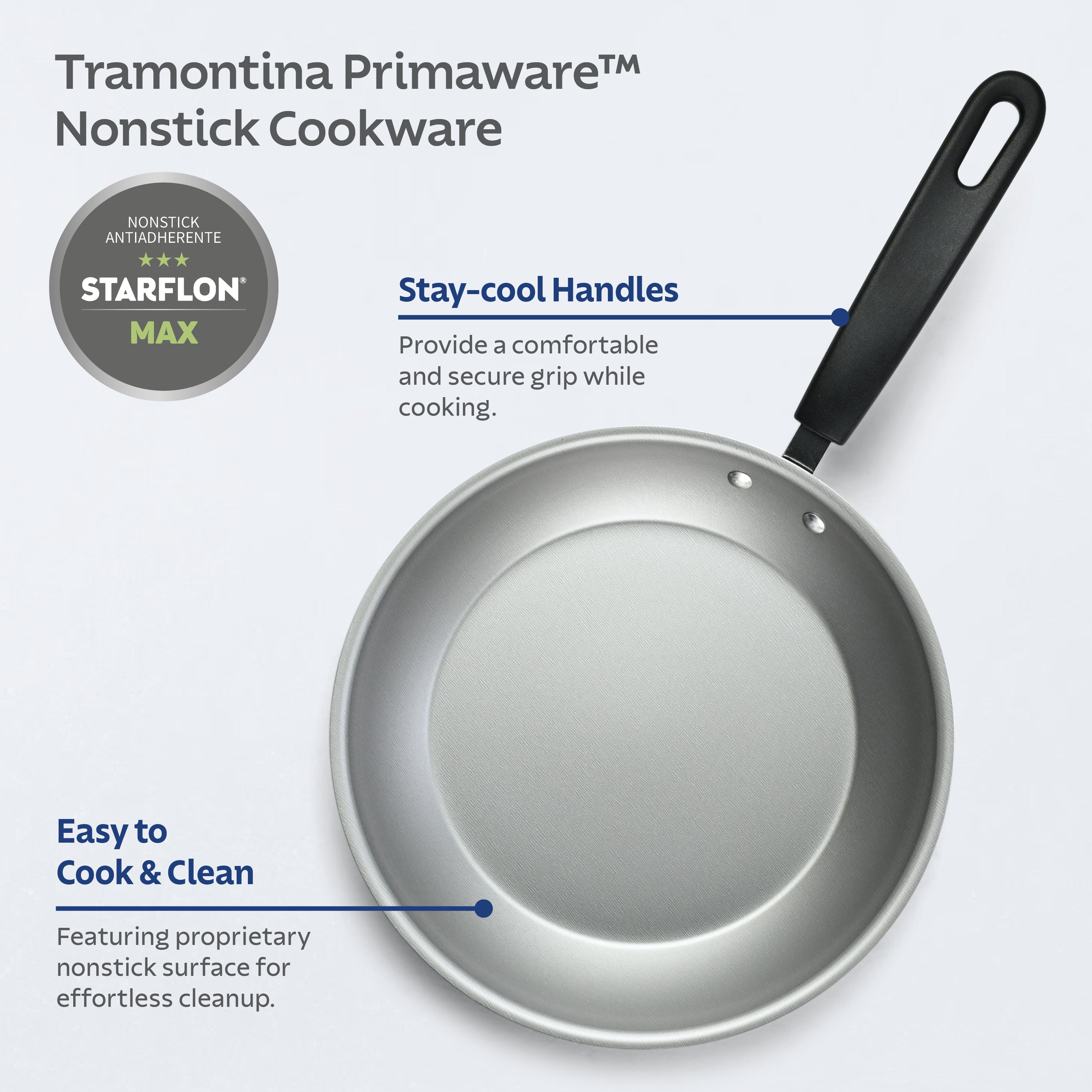 tramontina-primaware-2-piece-nonstick-fry-pan-set-9-5-inch-and-11-inch image 7