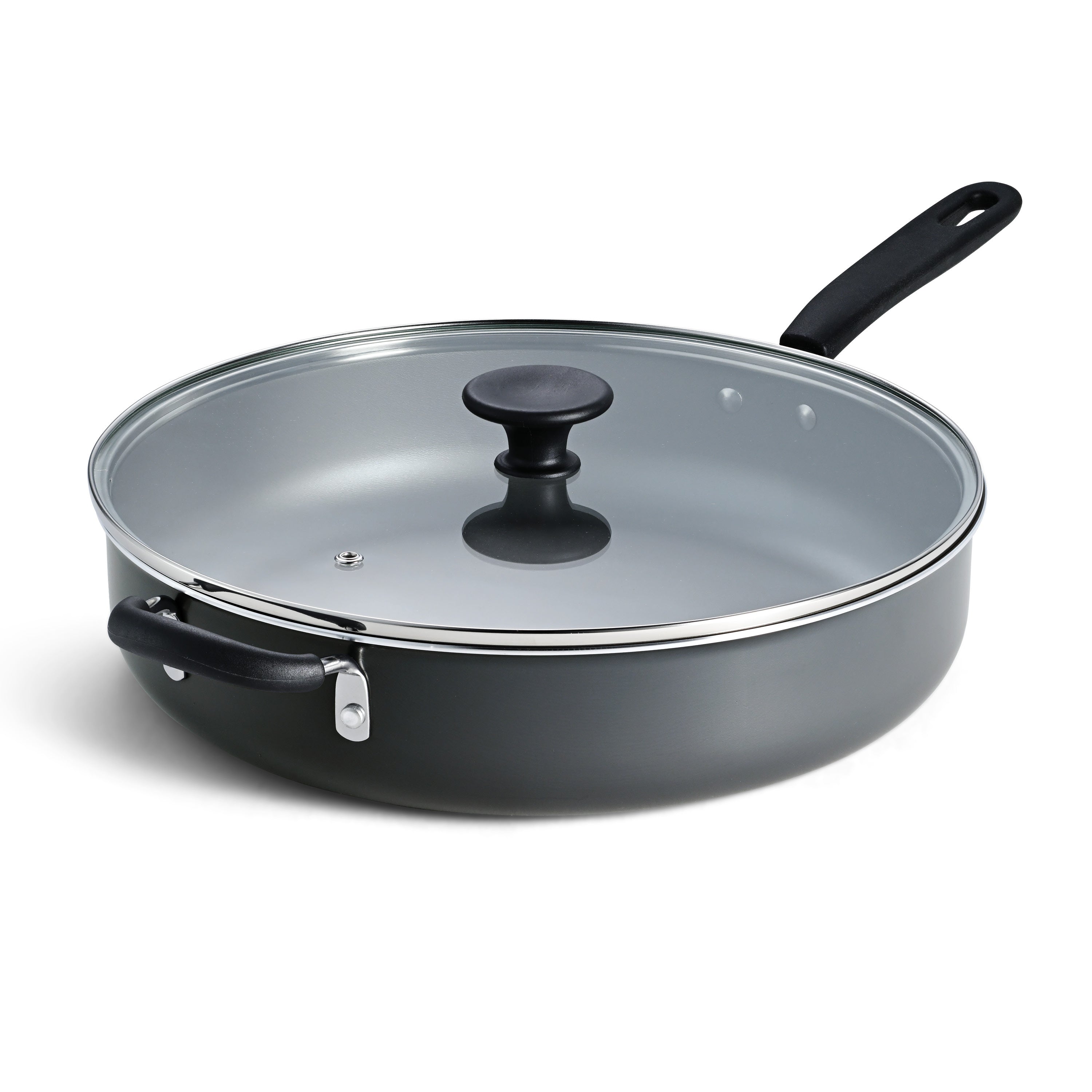 tramontina-primaware-5-quart-nonstick-covered-jumbo-cooker-with-glass-lid image 1