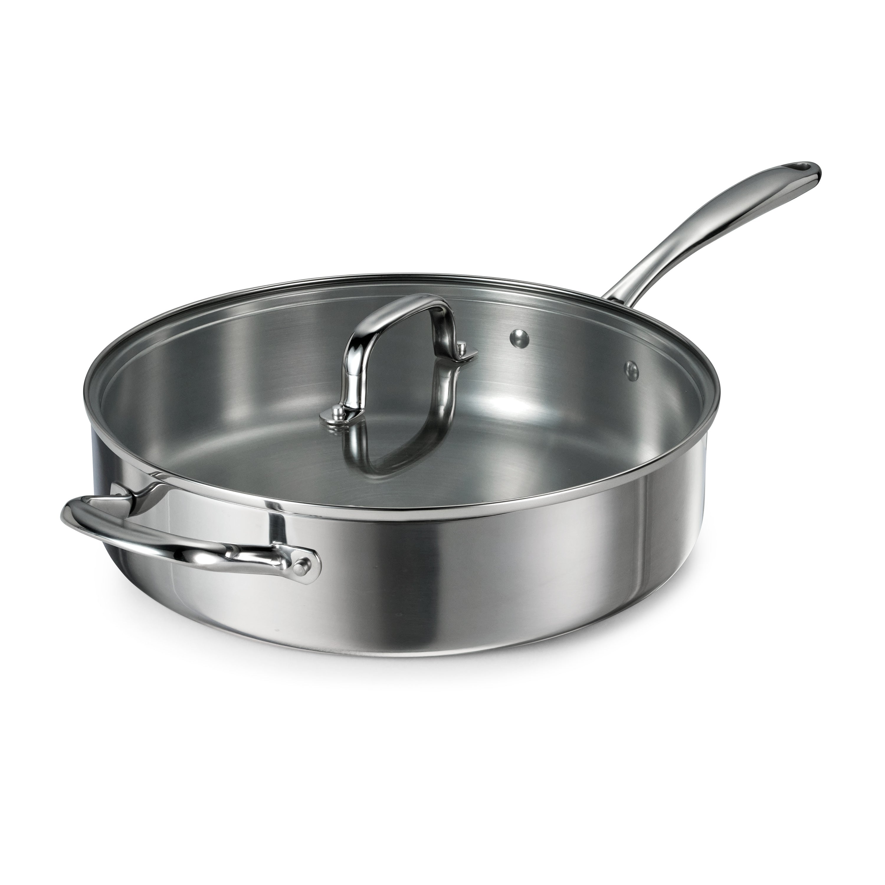 tramontina-triverge-5-quart-tri-ply-clad-stainless-steel-jumbo-cooker-with-lid image 1