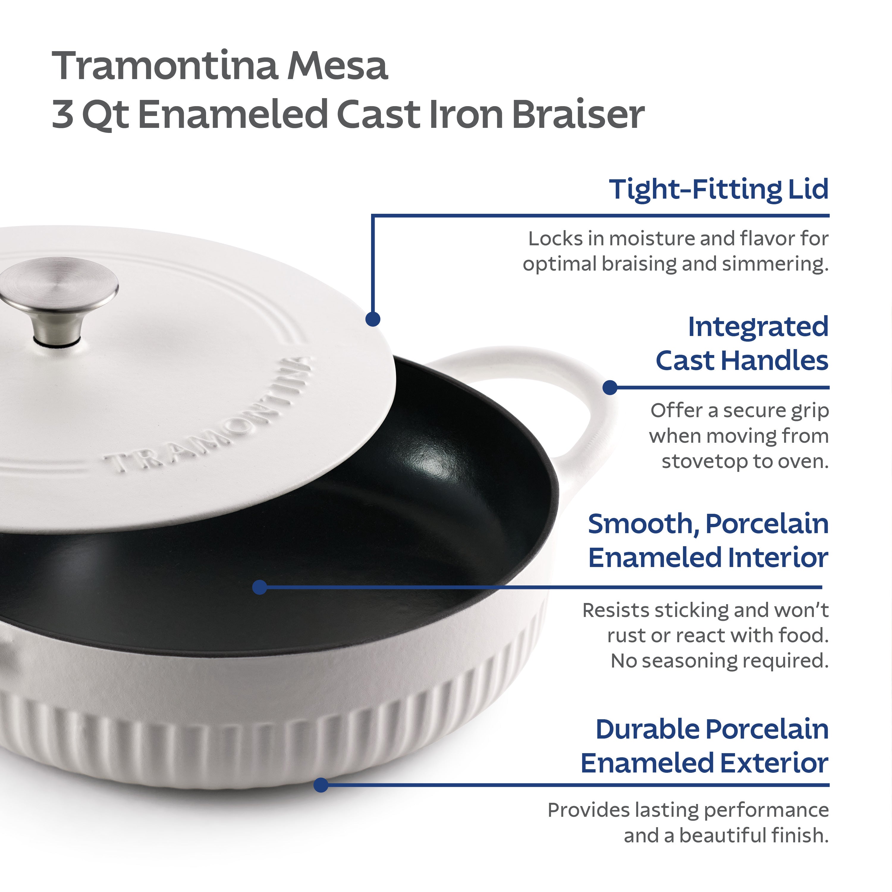 tramontina-mesa-3-5-quart-enameled-cast-iron-braiser-with-lid-no-seasoning-requi image 6