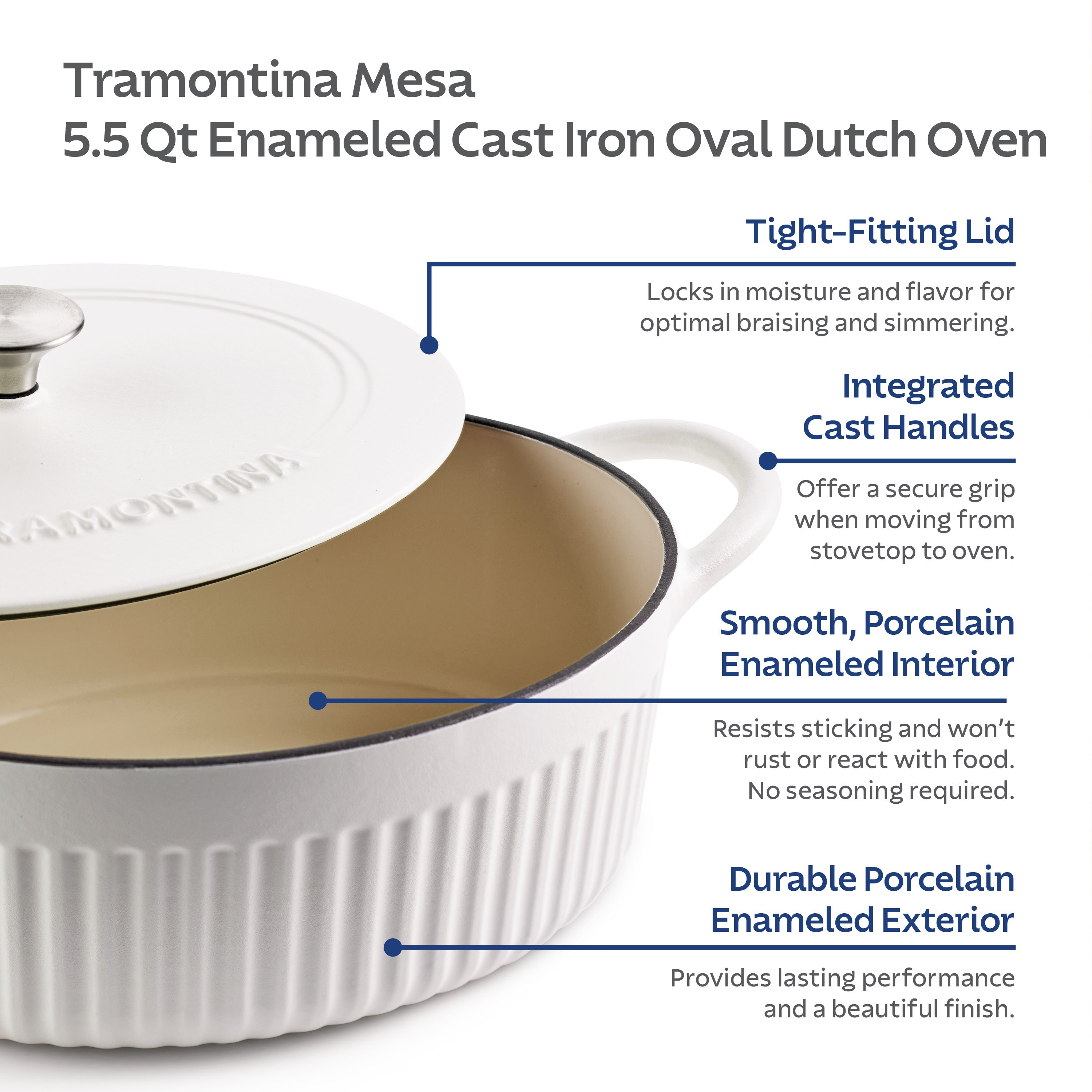 tramontina-mesa-5-5-quart-enameled-cast-iron-oval-dutch-oven image 6