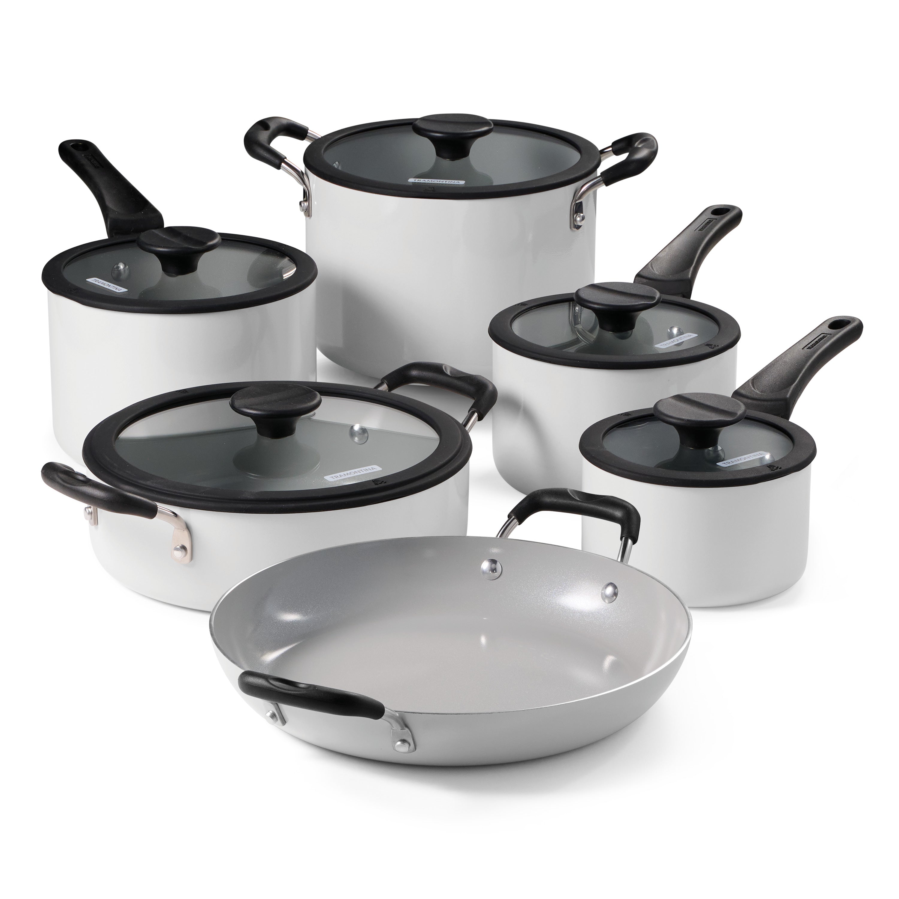 tramontina-nesting-11-piece-ceramic-nonstick-cookware-set-heavy-gauge-aluminum-w image 1