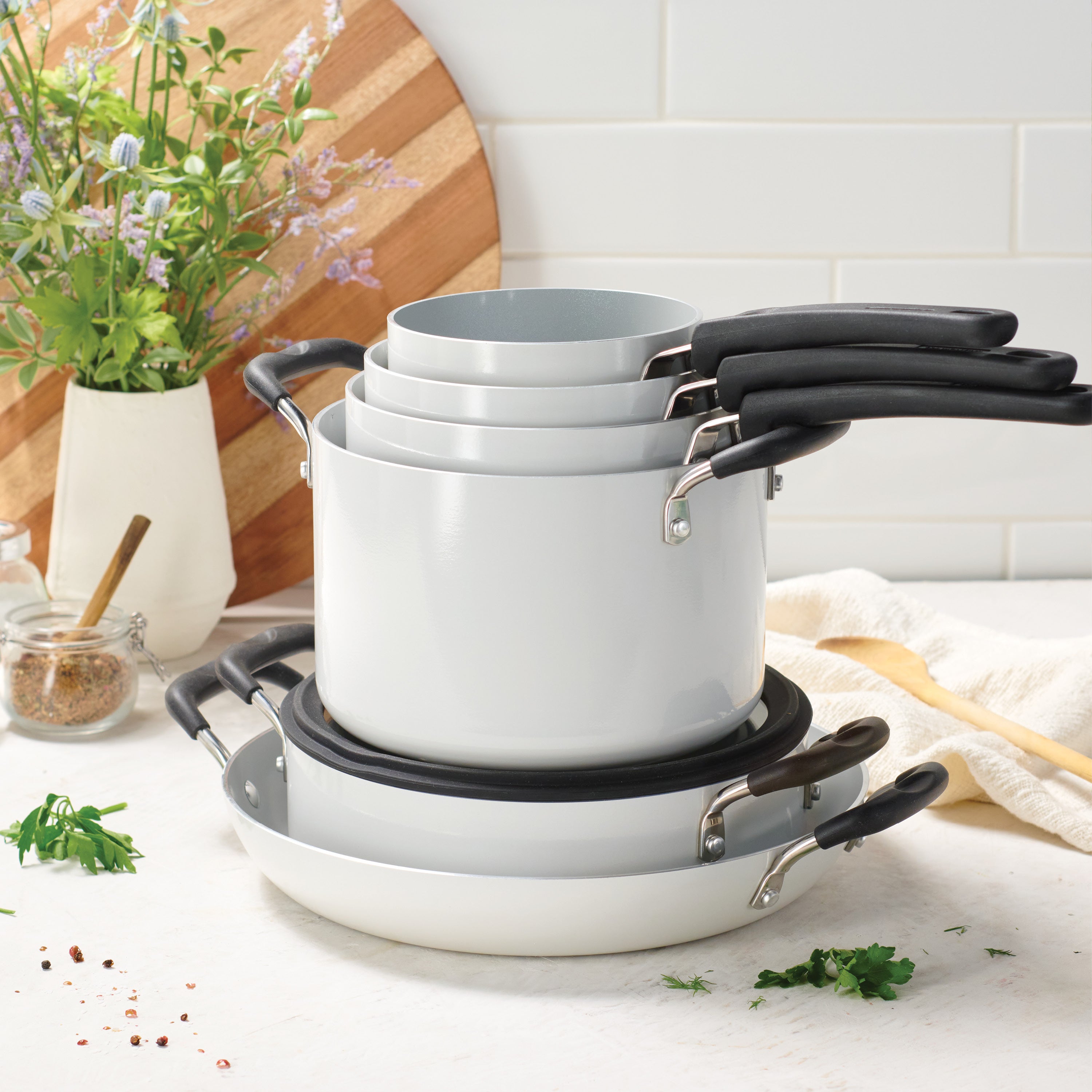 tramontina-nesting-11-piece-ceramic-nonstick-cookware-set-heavy-gauge-aluminum-w image 2