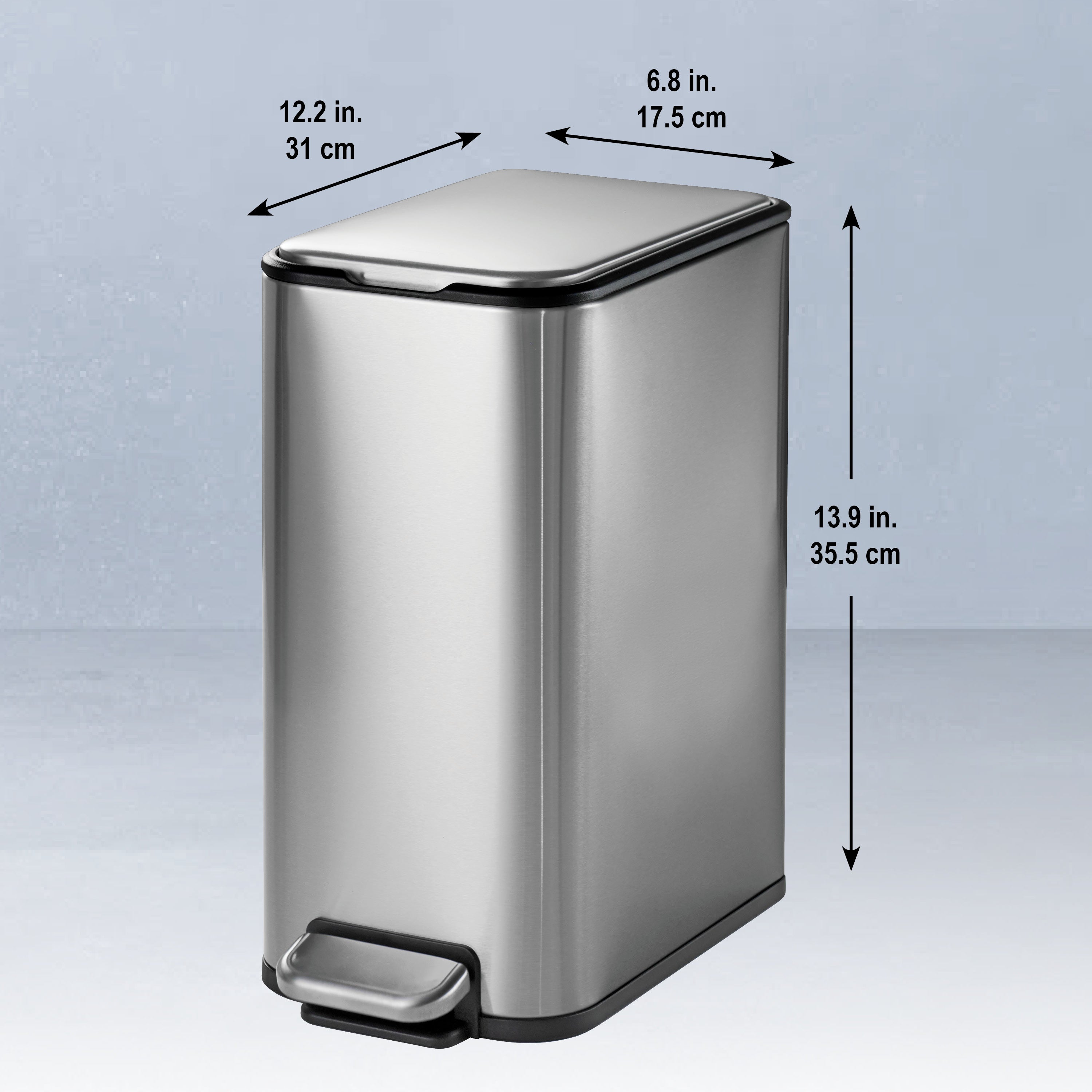 tramontina-2-gallon-space-saving-step-cans-2-pack-rectangular-pedal-trash-cans-f image 7