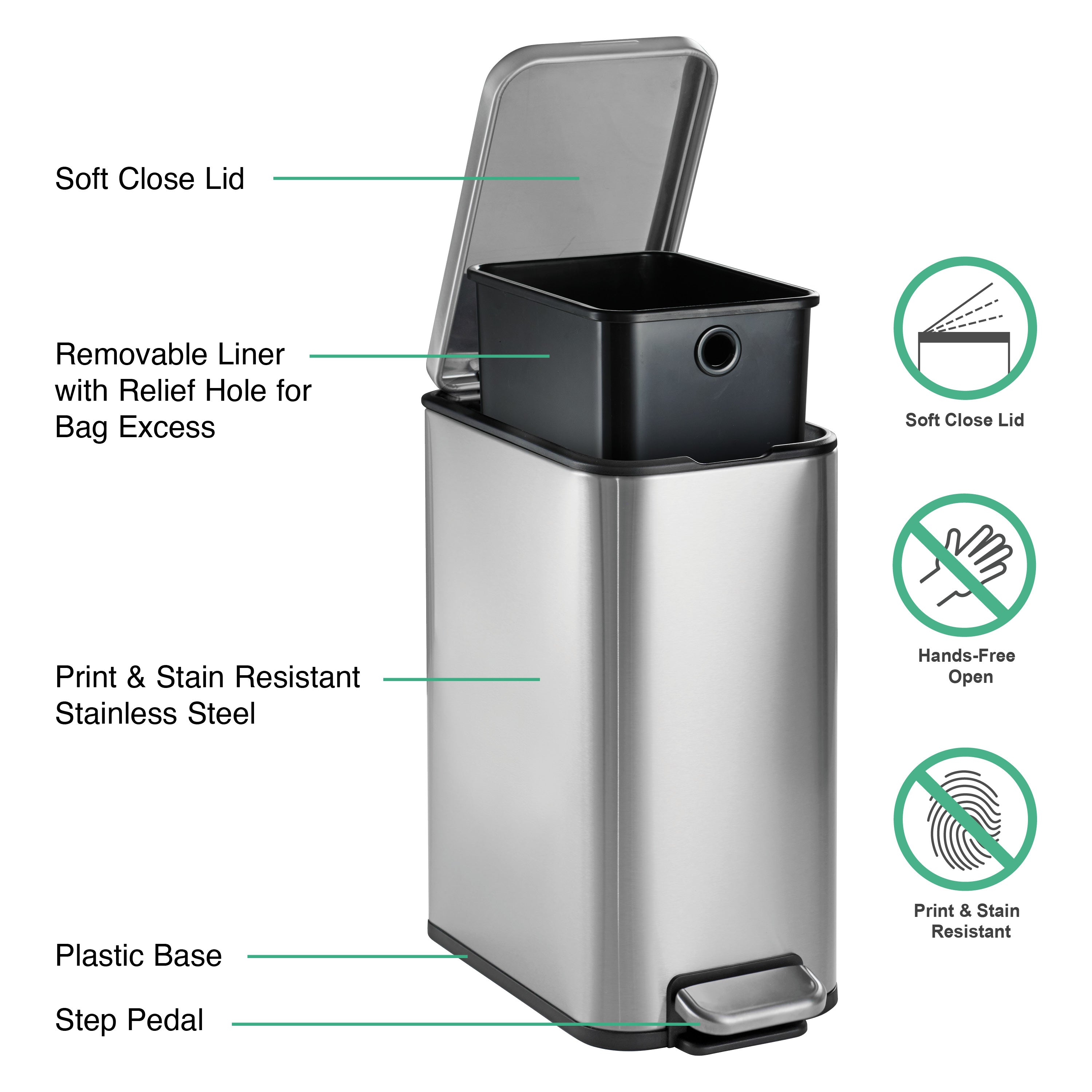 tramontina-2-gallon-space-saving-step-cans-2-pack-rectangular-pedal-trash-cans-f image 8