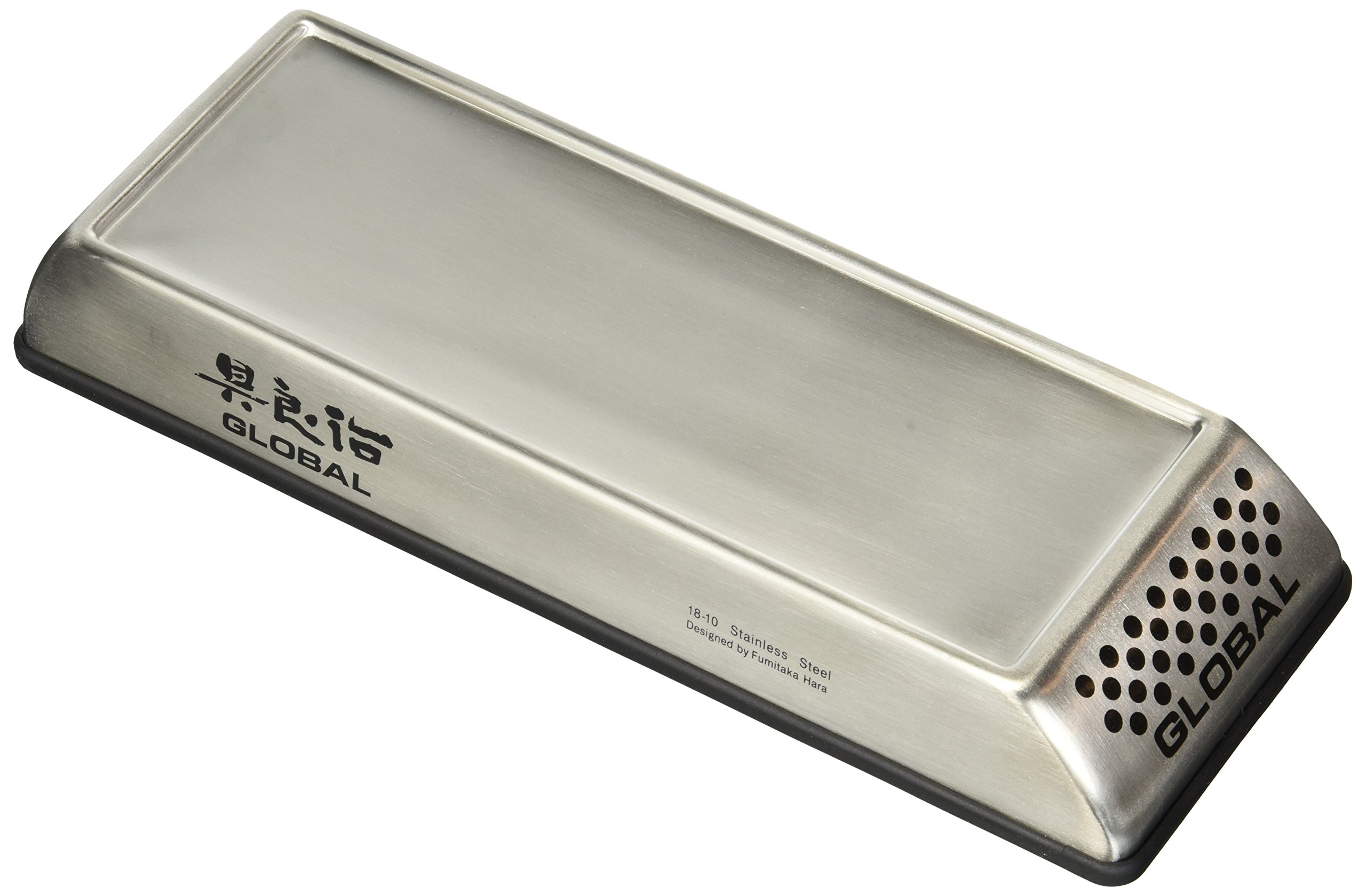 global-g777-m5-om-stainless-steel-whetstone-holder-with-1000-grit-medium-ceramic image 1