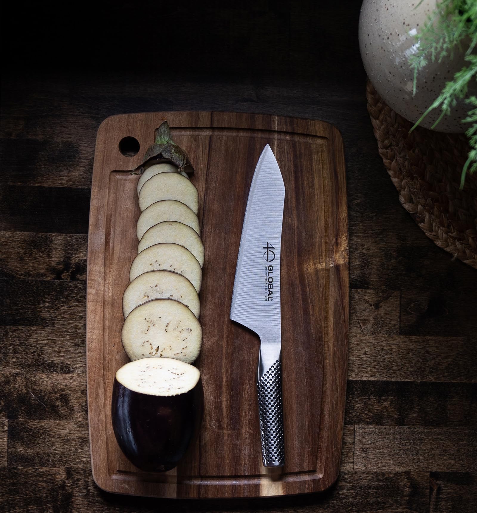 global-40th-anniversary-g-4-ab-7-asian-chef-s-knife-cromova-18-stainless-steel-c image 4