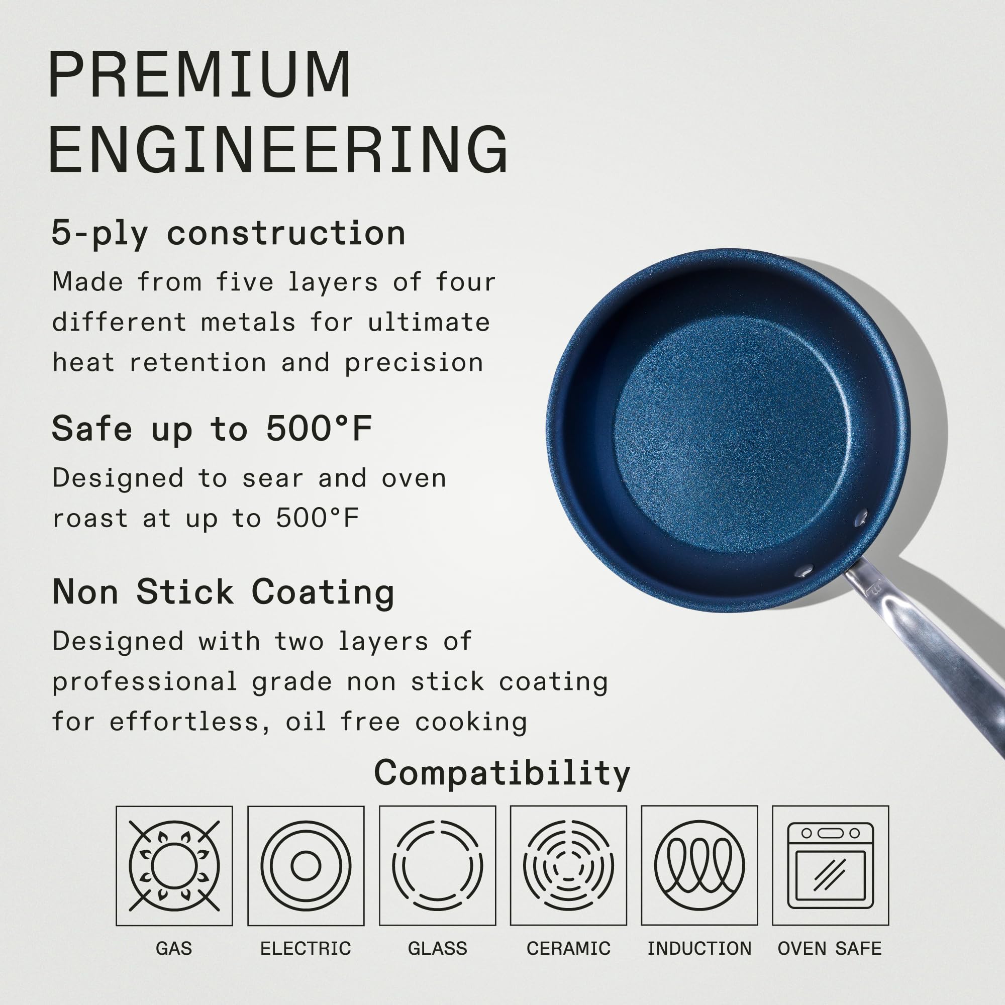 made-in-8-procoat-non-stick-fry-pan-with-pan-protector-5-ply-stainless-clad-indu image 3