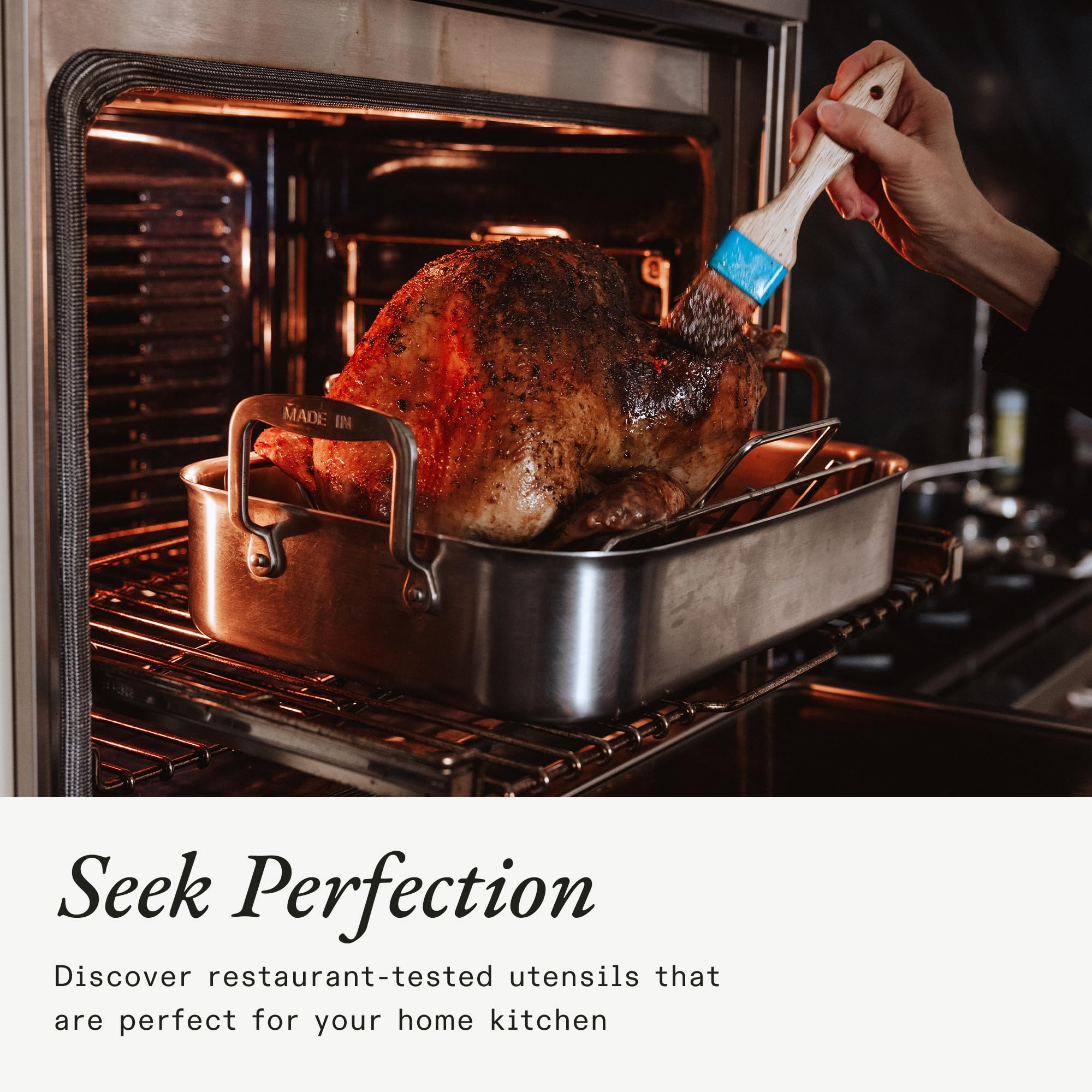 made-in-stainless-clad-roasting-pan-with-rack-3-ply-stainless-18-45-pro-roaster- image 5