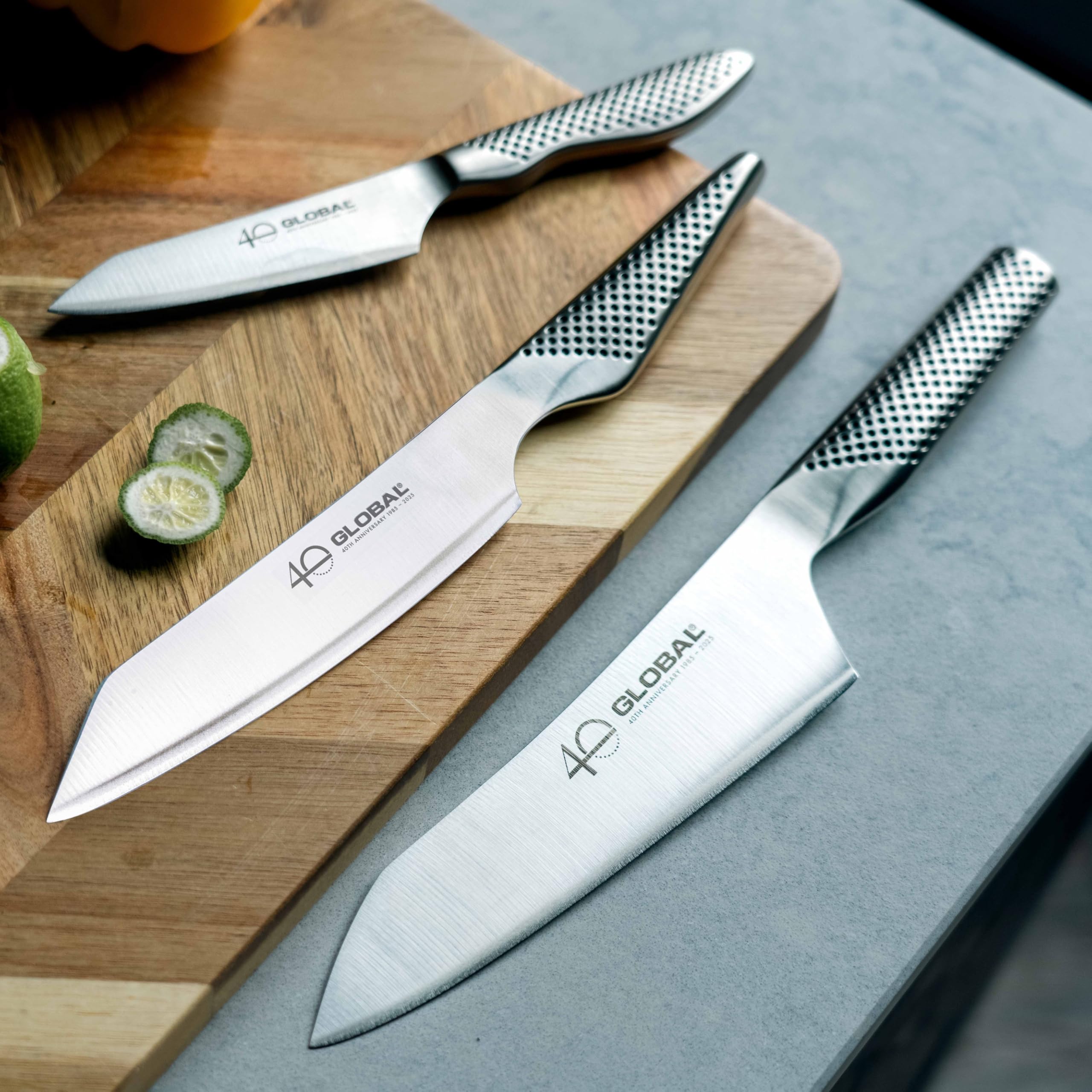 global-40th-anniversary-3-piece-knife-set-cromova-18-stainless-steel-made-in-jap image 2