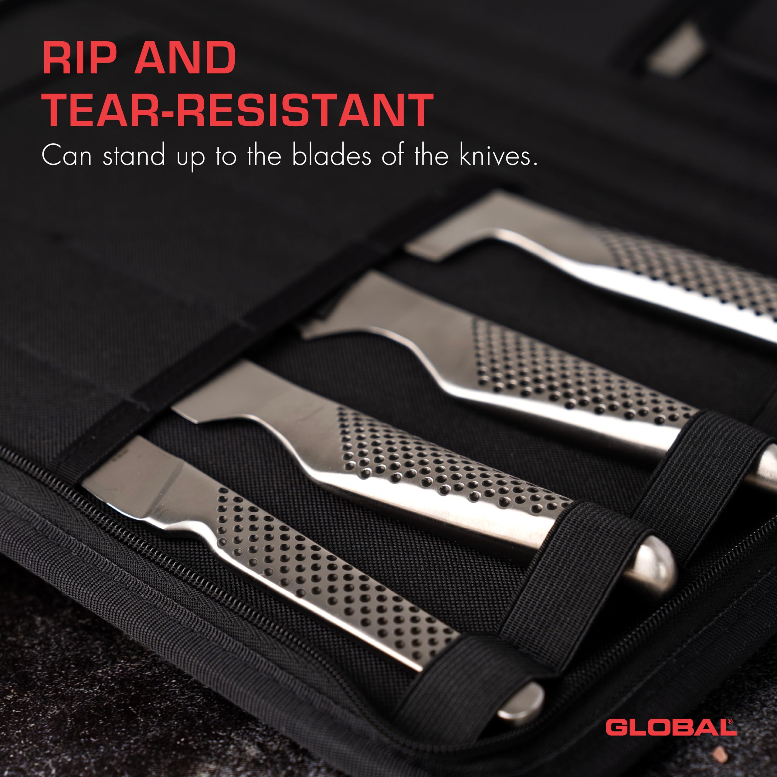 global-g-666-07-knife-portfolio-with-7-pockets-black-heavy-duty-denier-nylon-kni image 3