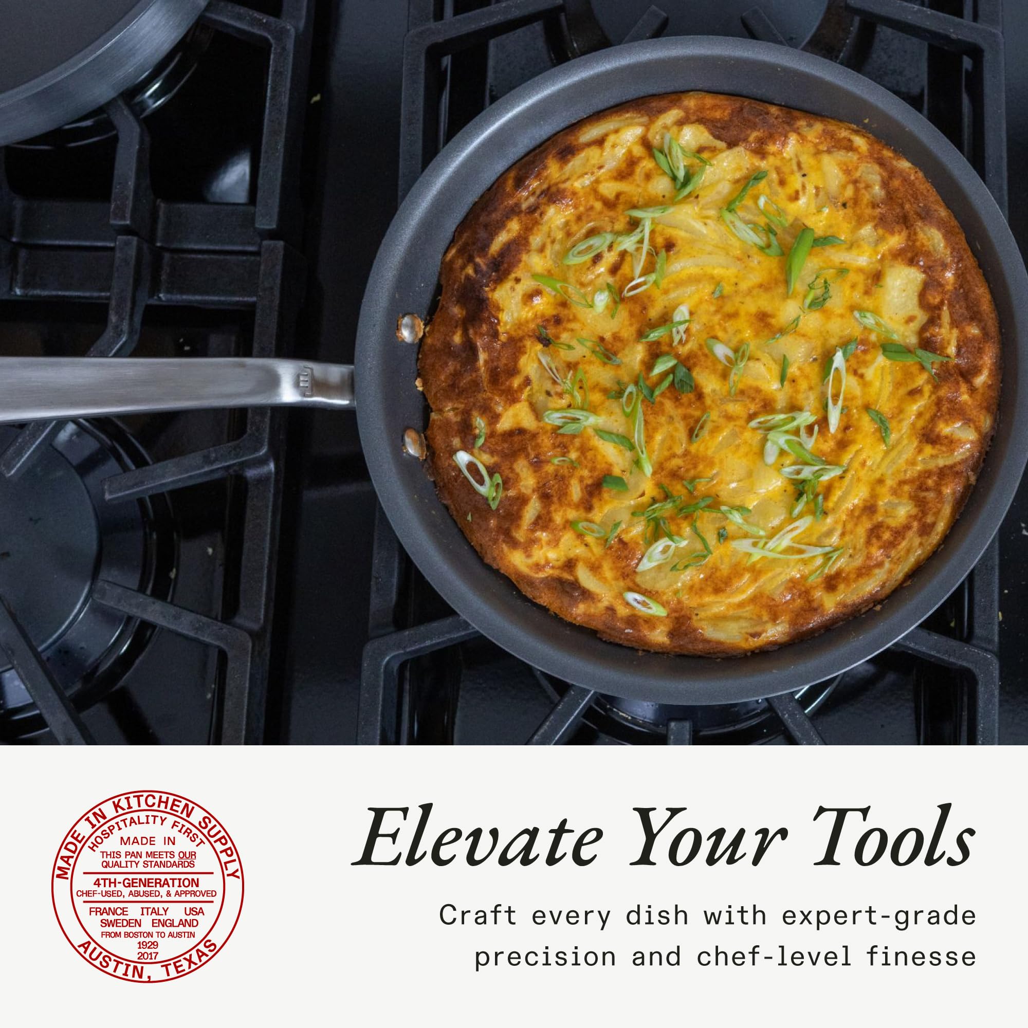 made-in-procoat-12-non-stick-frying-pan-hudson-green-5-ply-stainless-clad-nonsti image 4