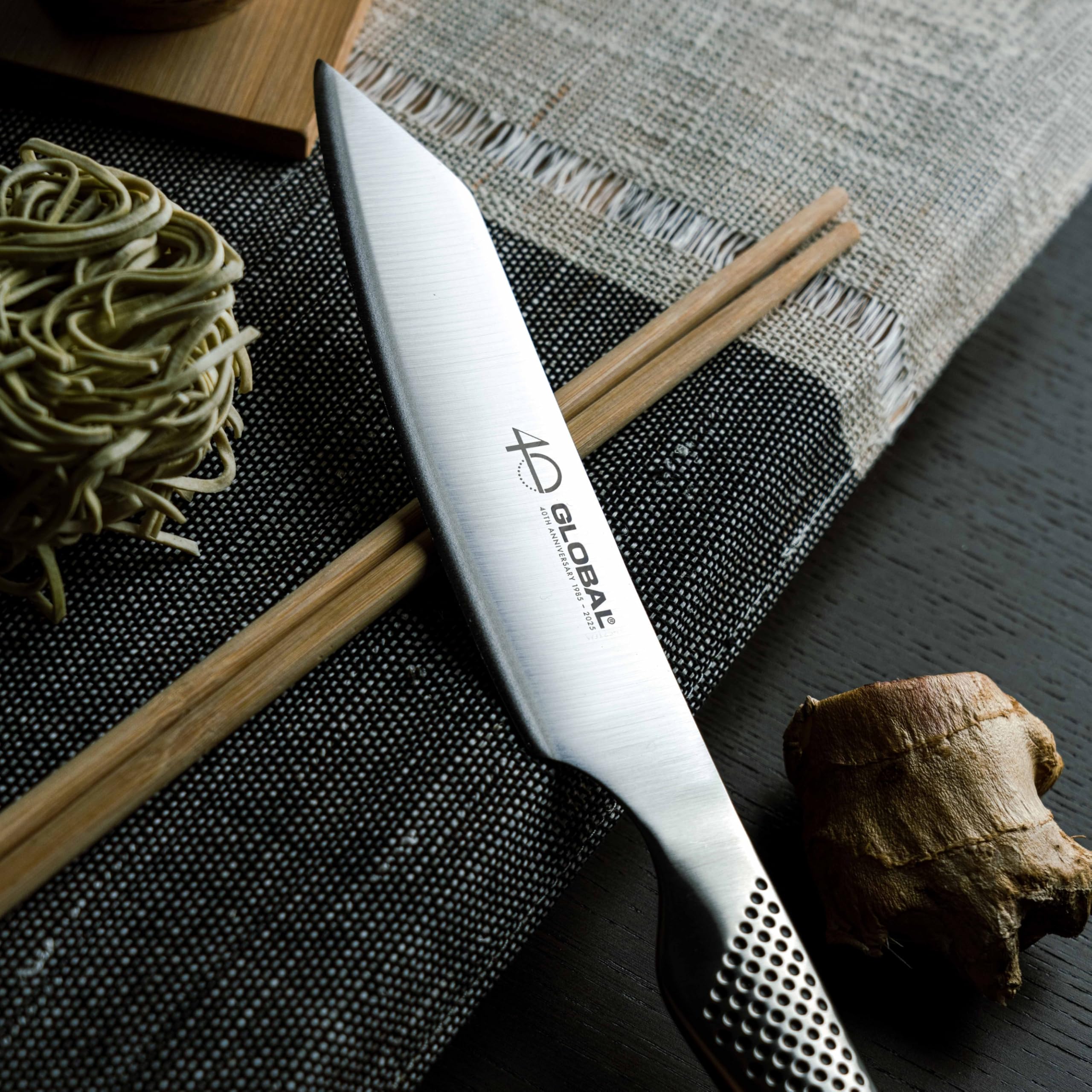 global-40th-anniversary-6-inch-kiritsuke-limited-edition-cromova-18-stainless-st image 8