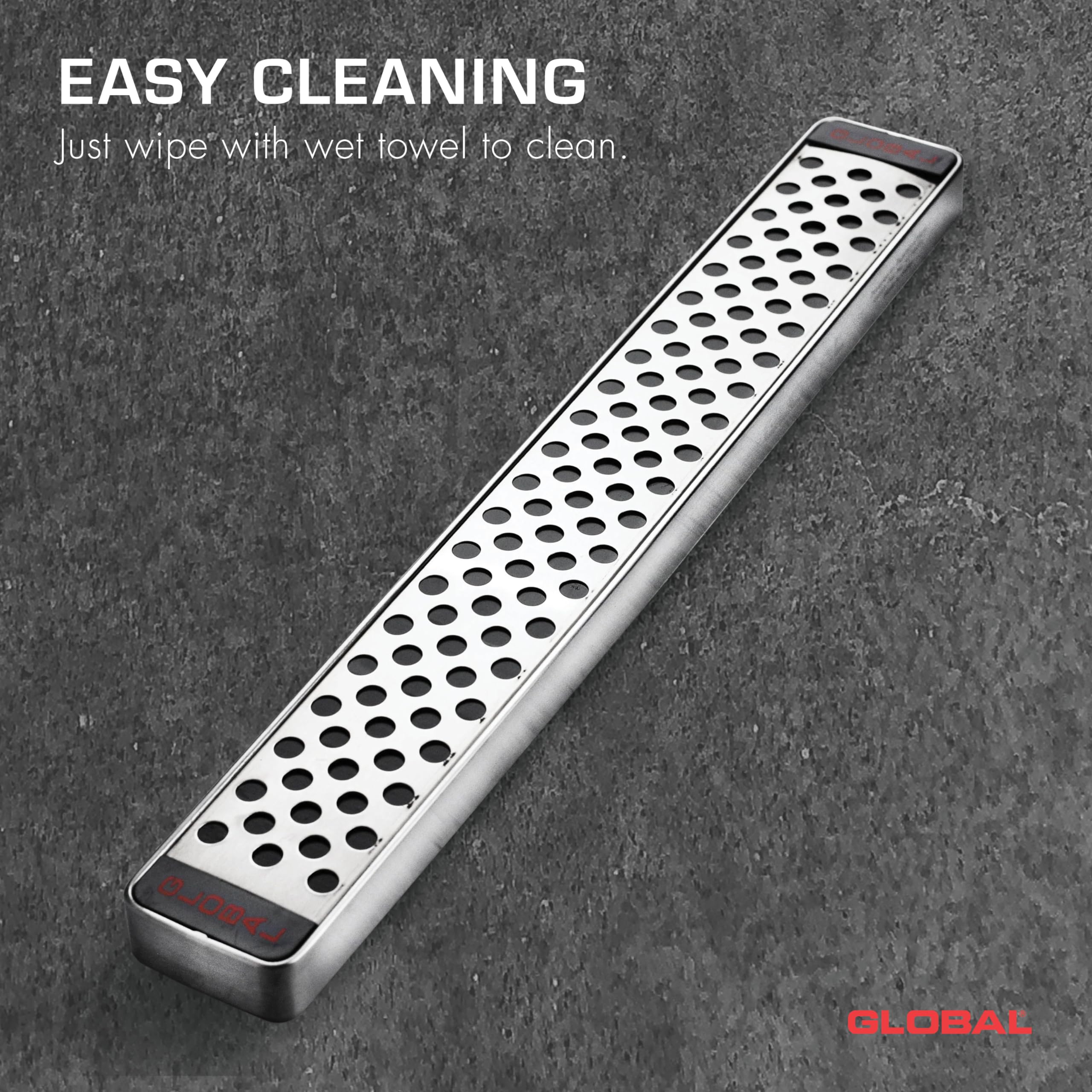 global-g-42-41-16-inch-wall-mounted-magnetic-knife-bar-stainless-steel-strong-ma image 4