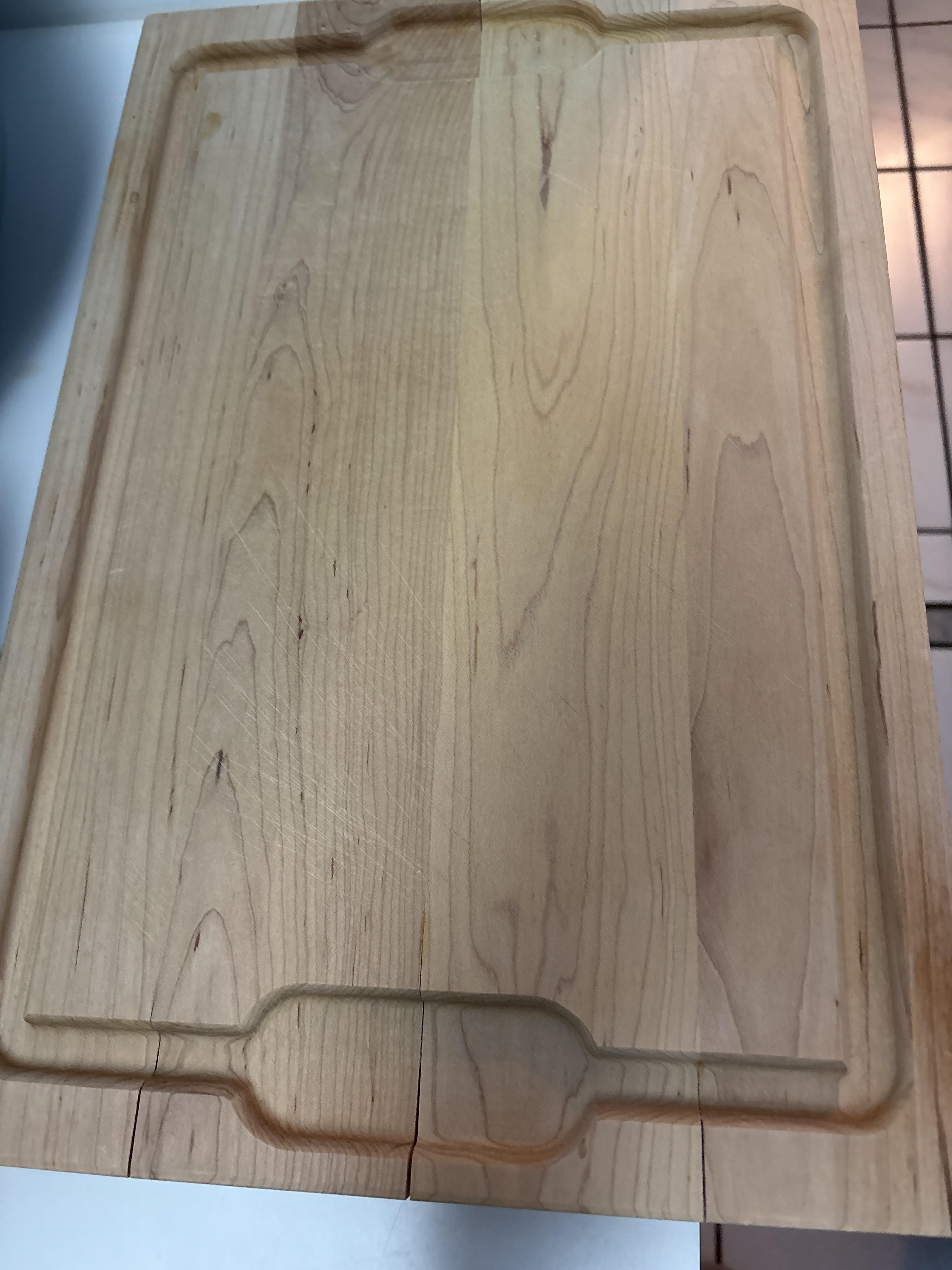 One board arrived split