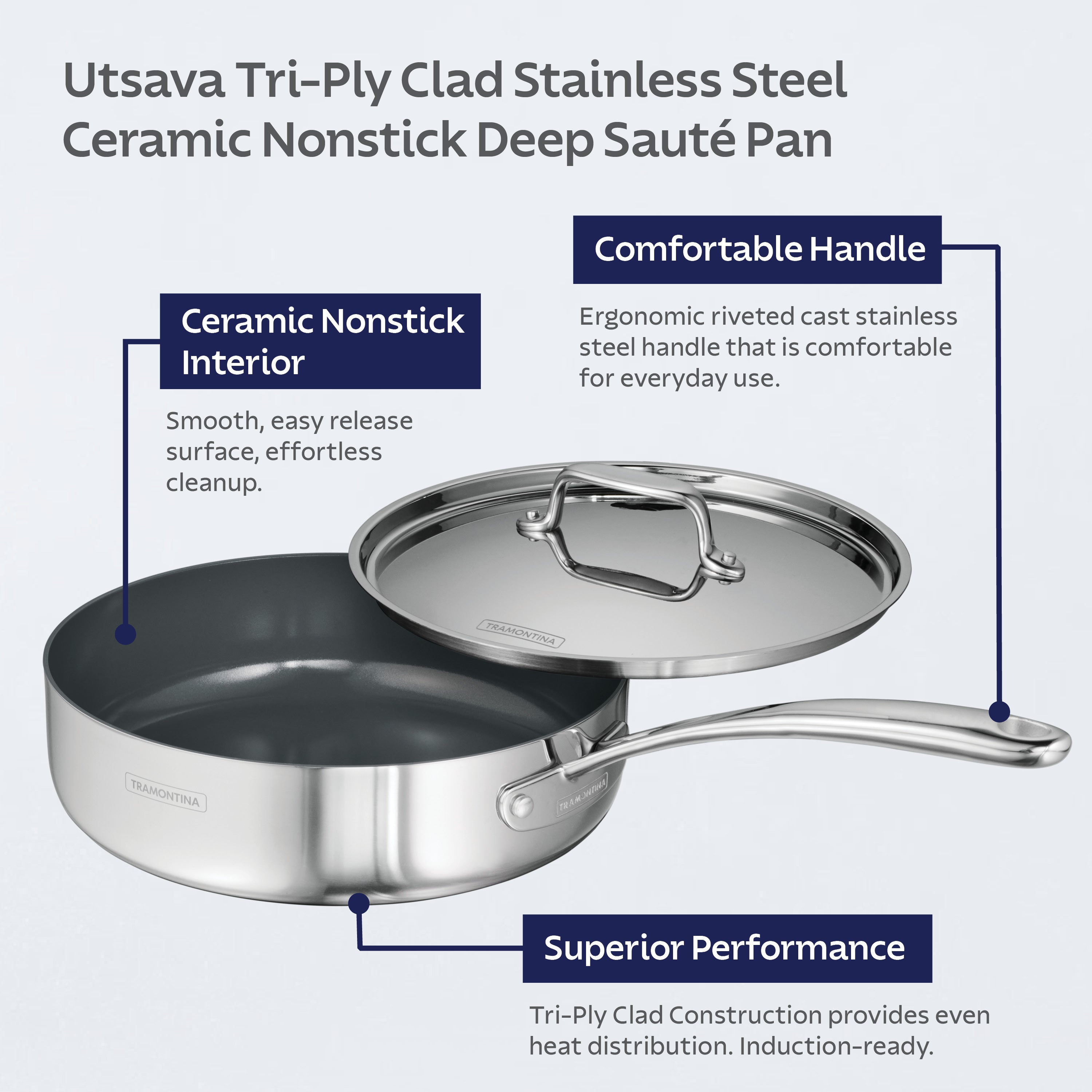 tramontina-utsava-tri-ply-clad-2-9-qt-covered-deep-saut-pan-with-ceramic-interio image 7
