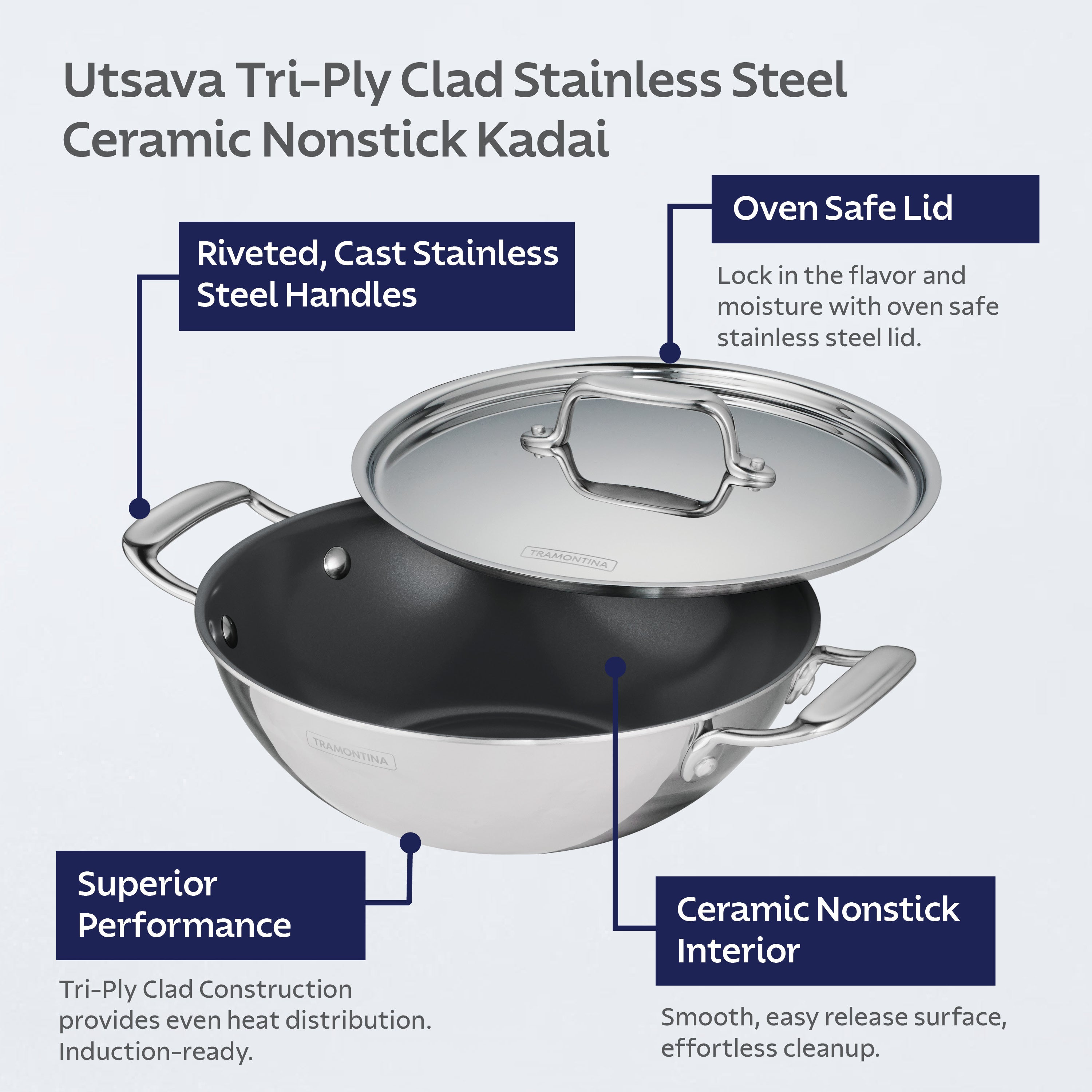 tramontina-utsava-tri-ply-clad-covered-kadai-with-ceramic-interior image 6